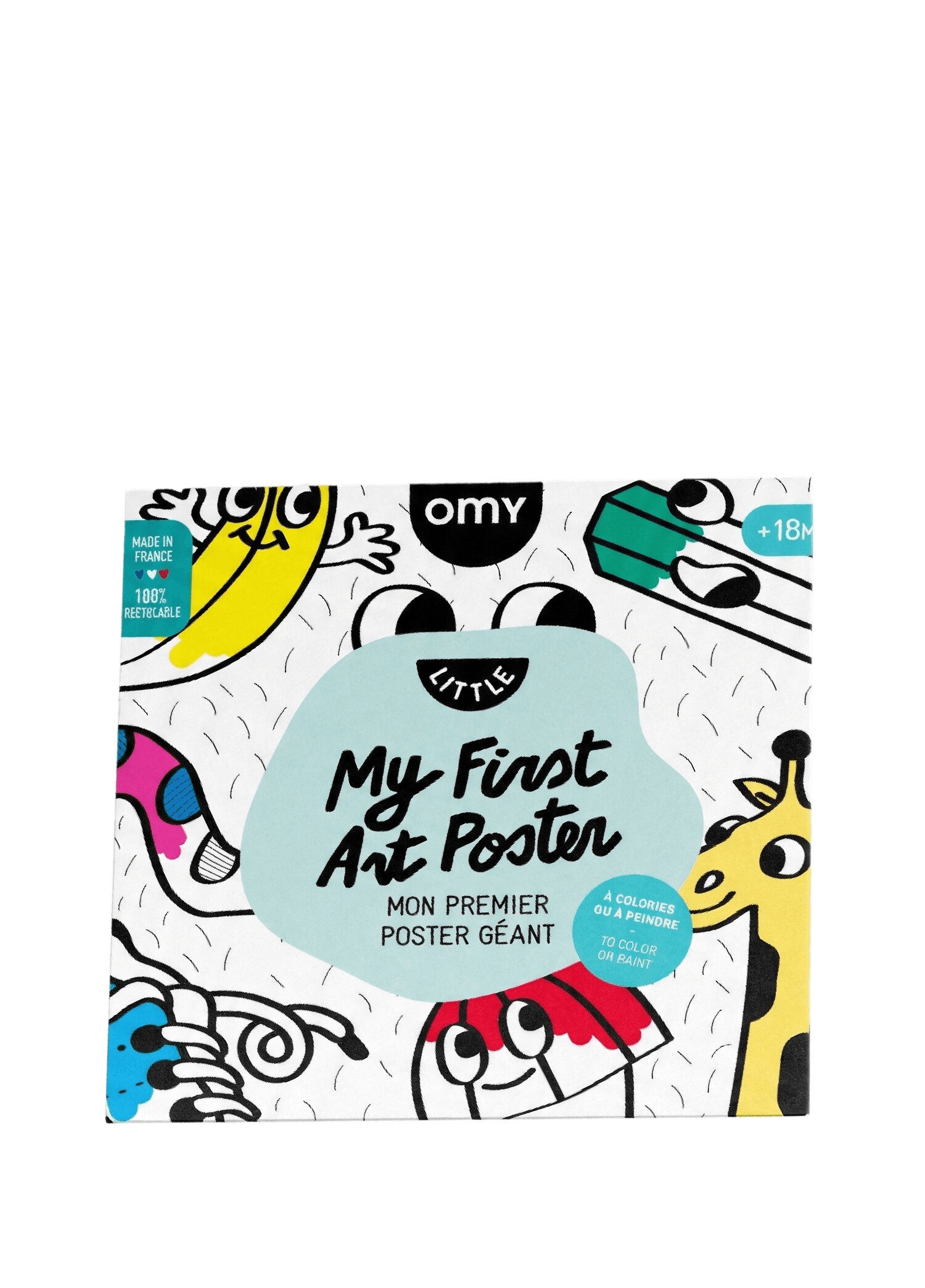 My First Art Poster Çocuk Dev Boyama Posteri