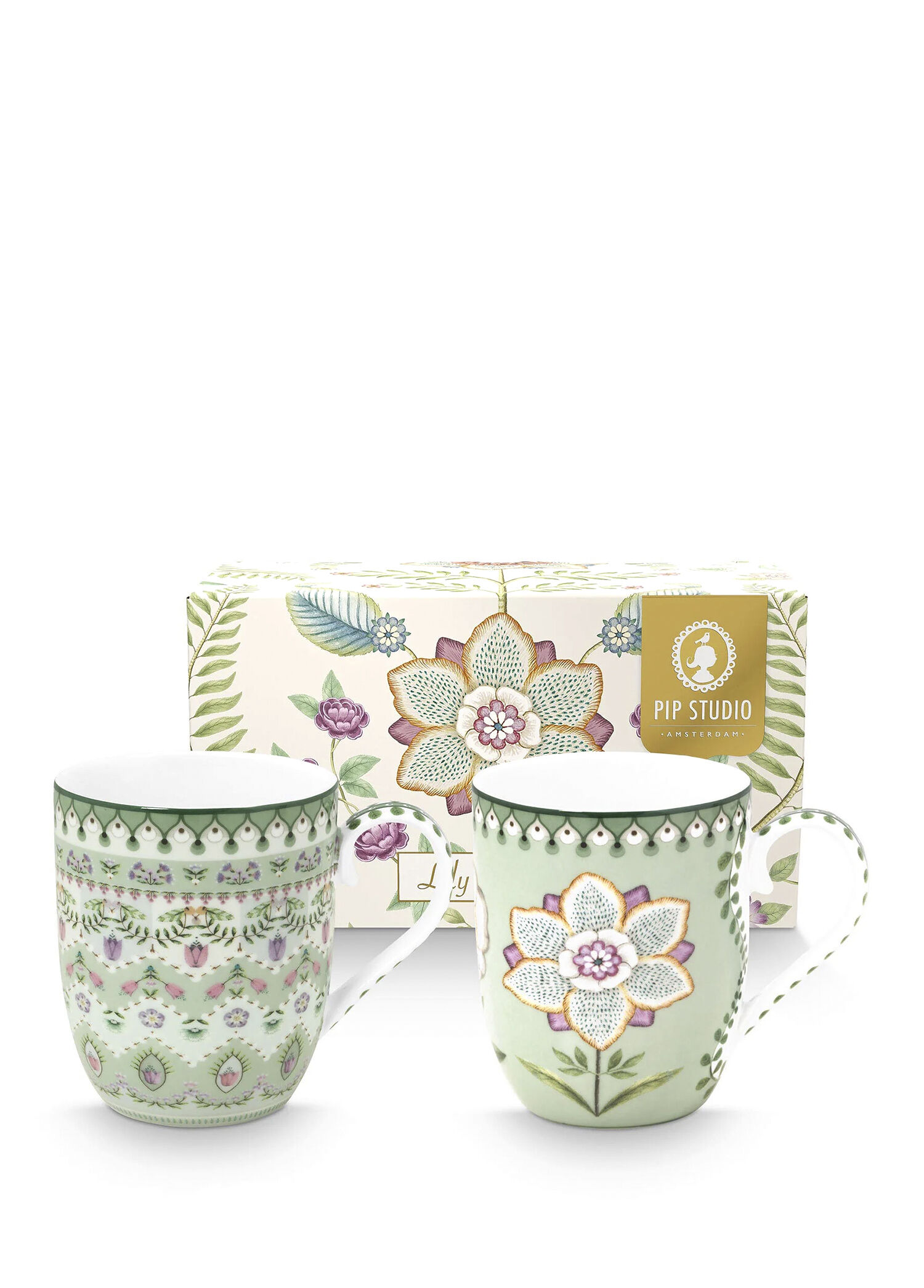 Lily & Lotus 2li Porselen Kupa