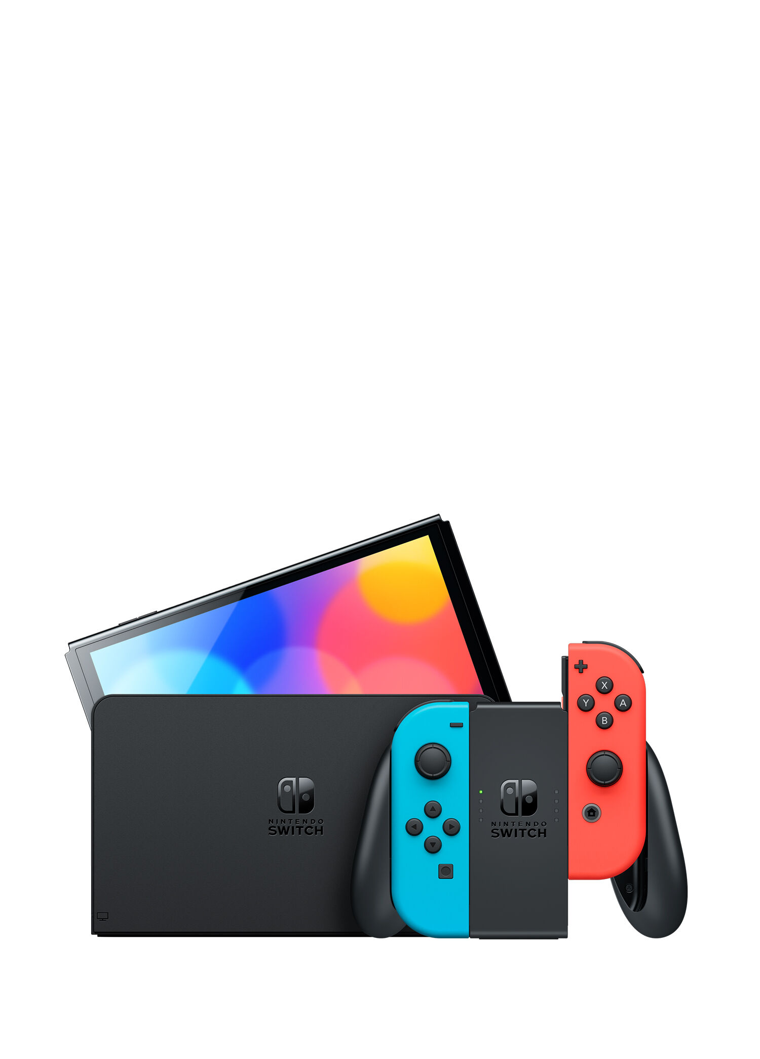 Nintendo - Switch Oled Mavi Kırmızı Oyun Konsolu - Mavi-Kirmizi