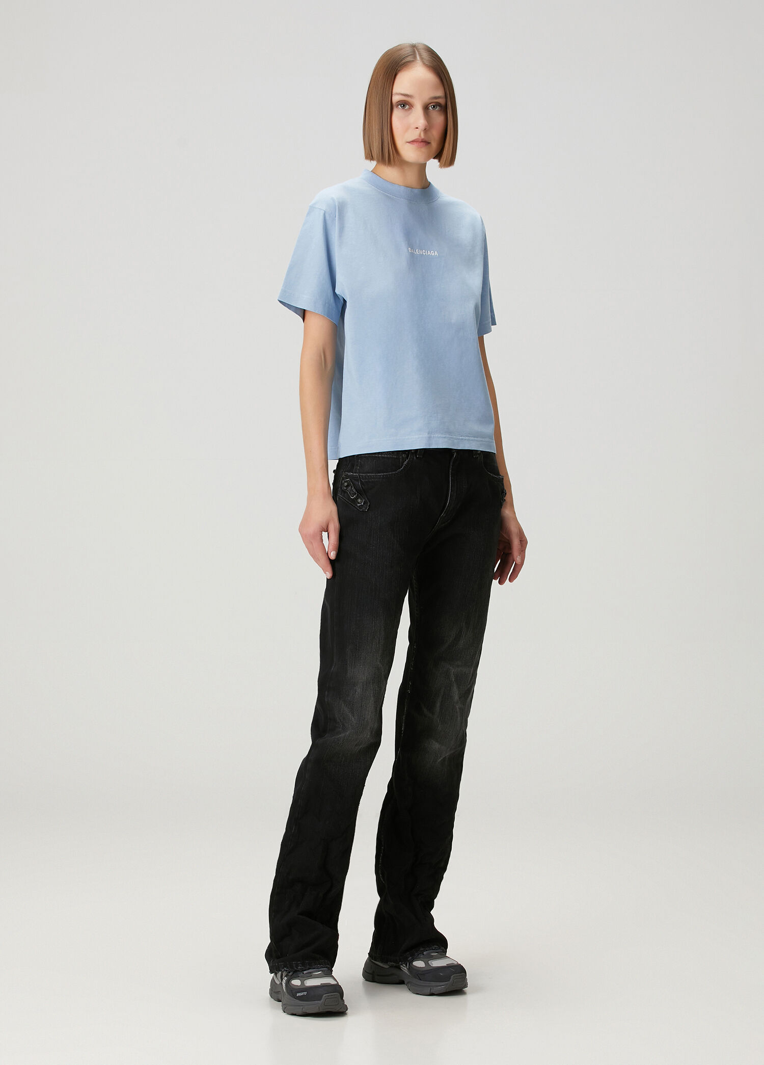 Balenciaga Açık Mavi Kadın Mavi T-shirt 1887326 | Beymen