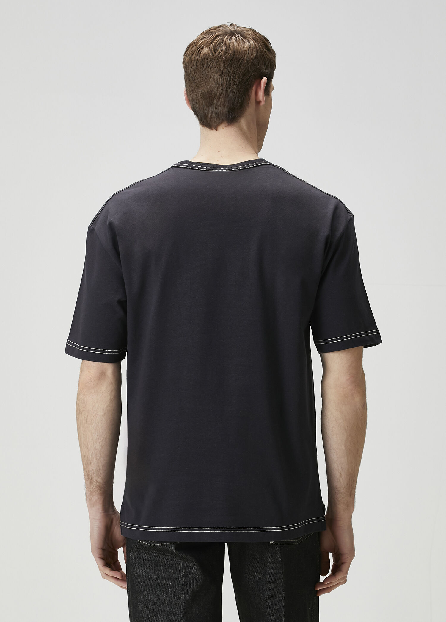 Lemaire Siyah Erkek Siyah Kontrast Dikişli T-shirt 1934620 | Beymen