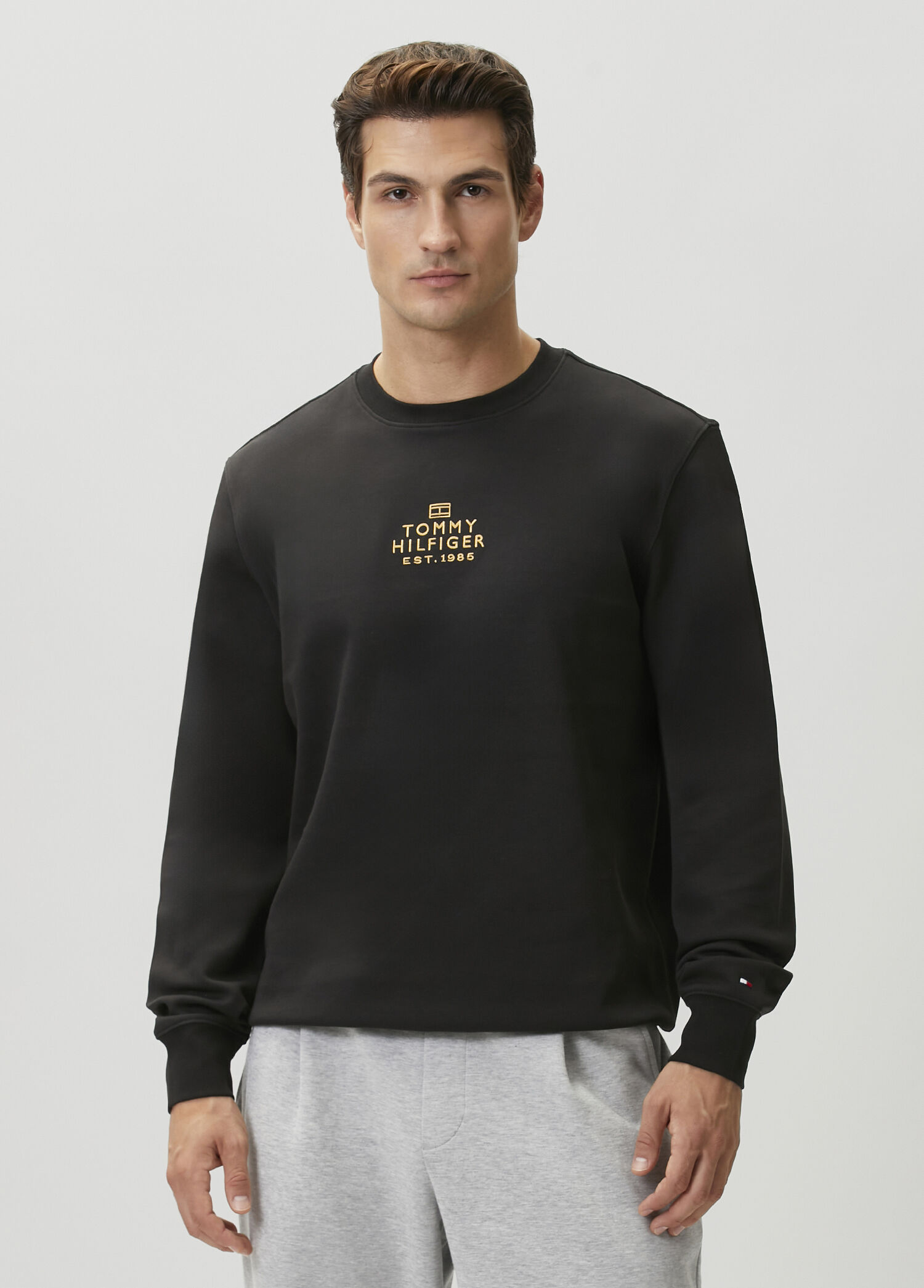 Brand Love Siyah Sweatshirt