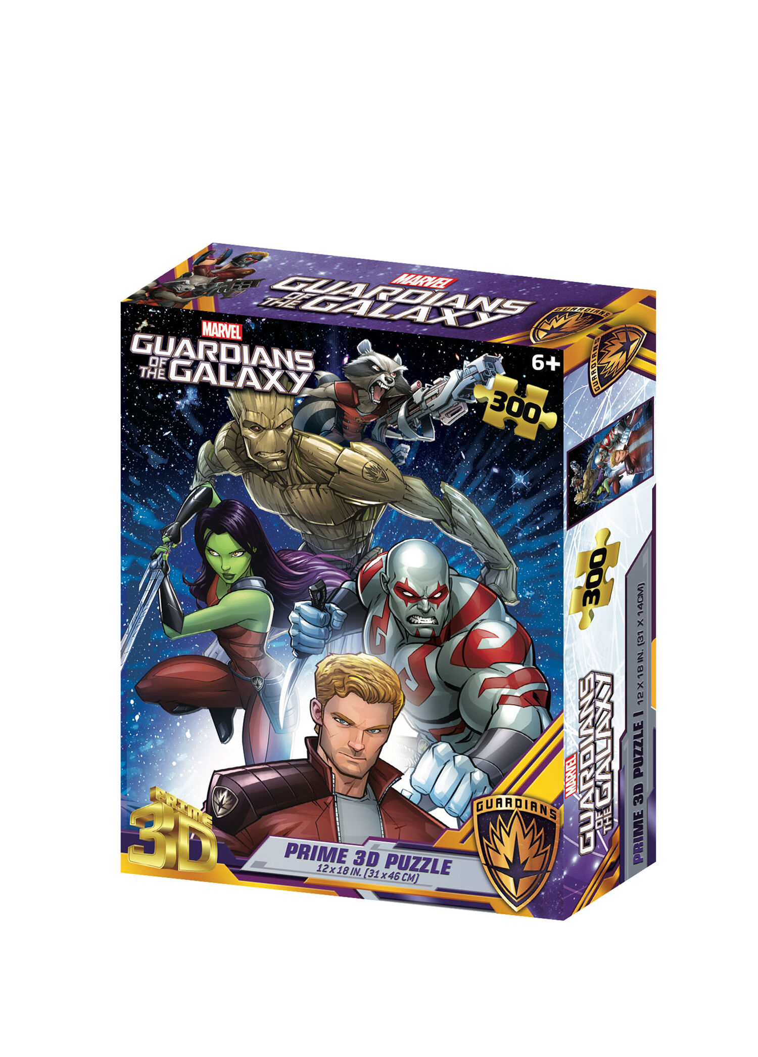 Marvel Guardians of the Galaxy 300 Parça 3D Puzzle