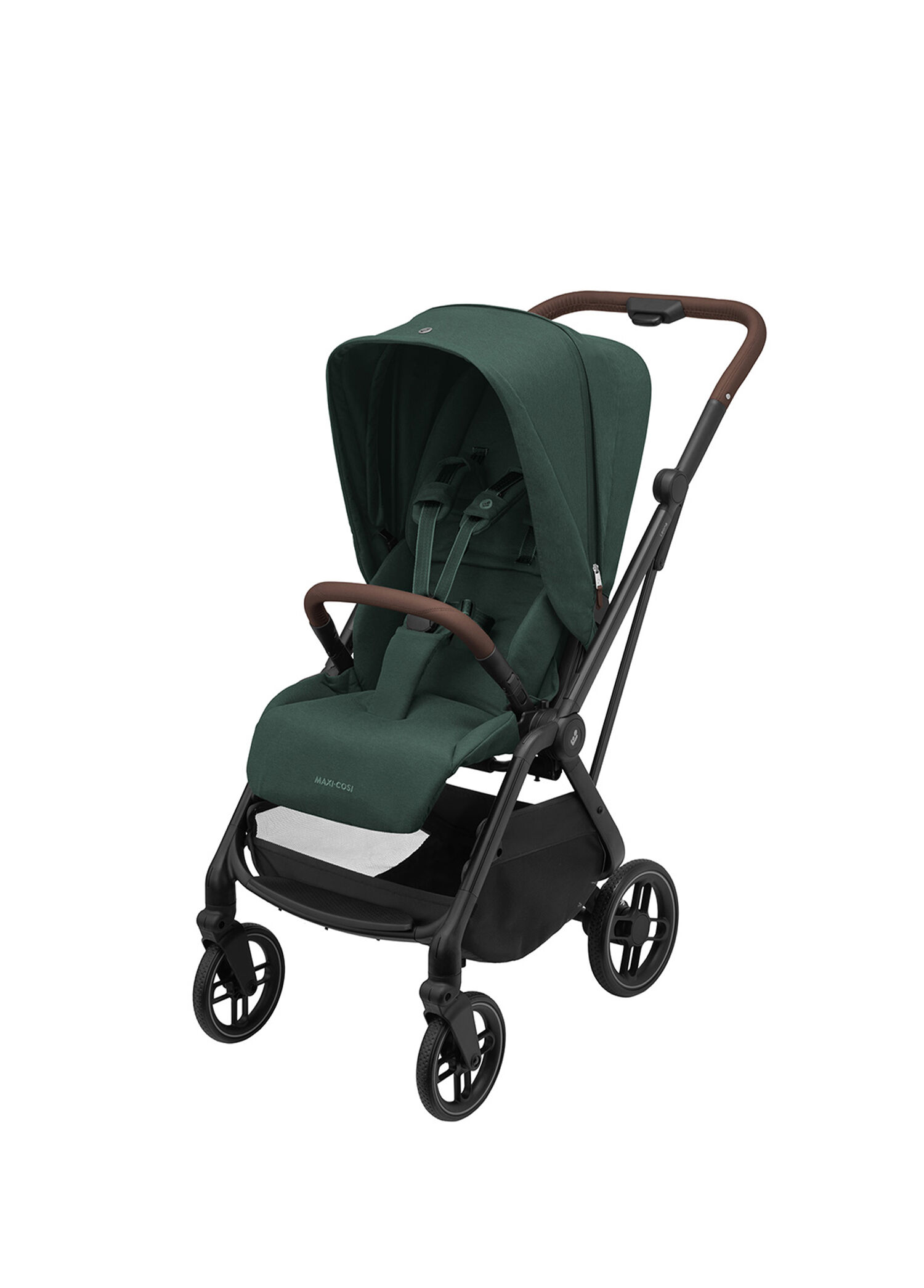 Leona2 Twillic Green Tek Elle Katlanabilen Çift Yönlü Bebek Arabası