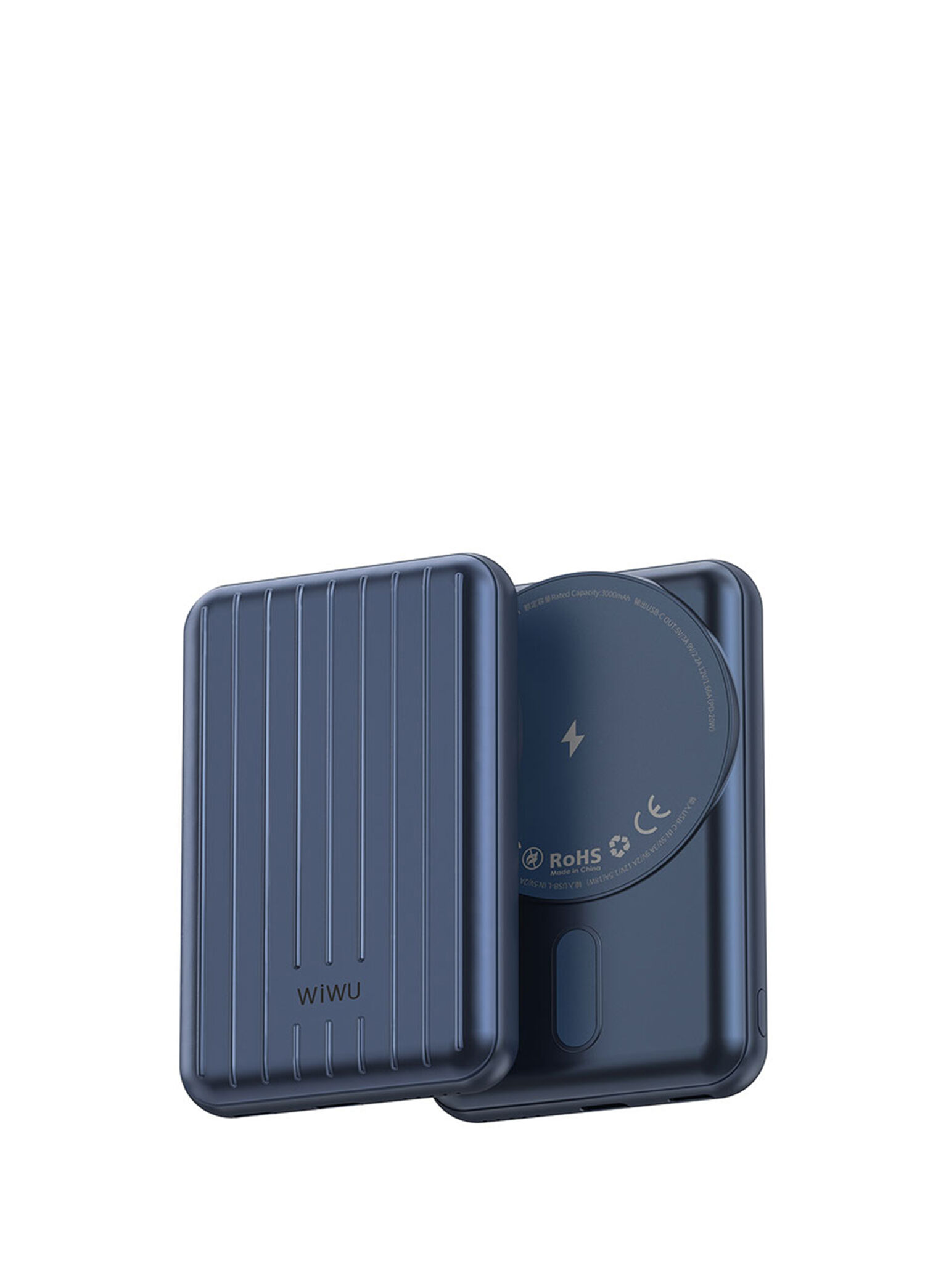 PP02 Wireless ve PD Mavi 5000mAh Hızlı Şarj Powerbank 15W