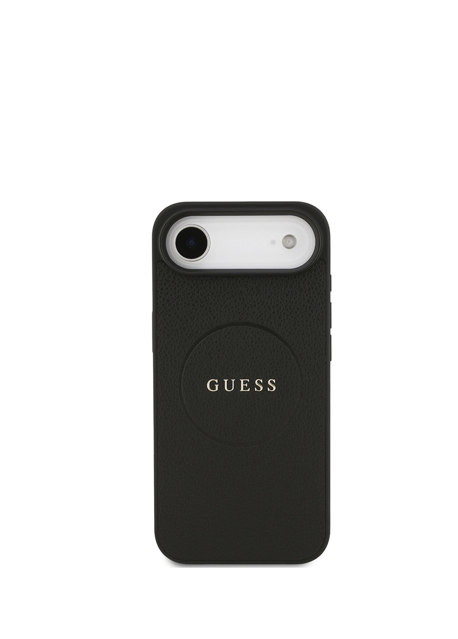 Guess  - iPhone 17 Air Charging PU Leather Magsafe Compatible Phone Case with Text Logo