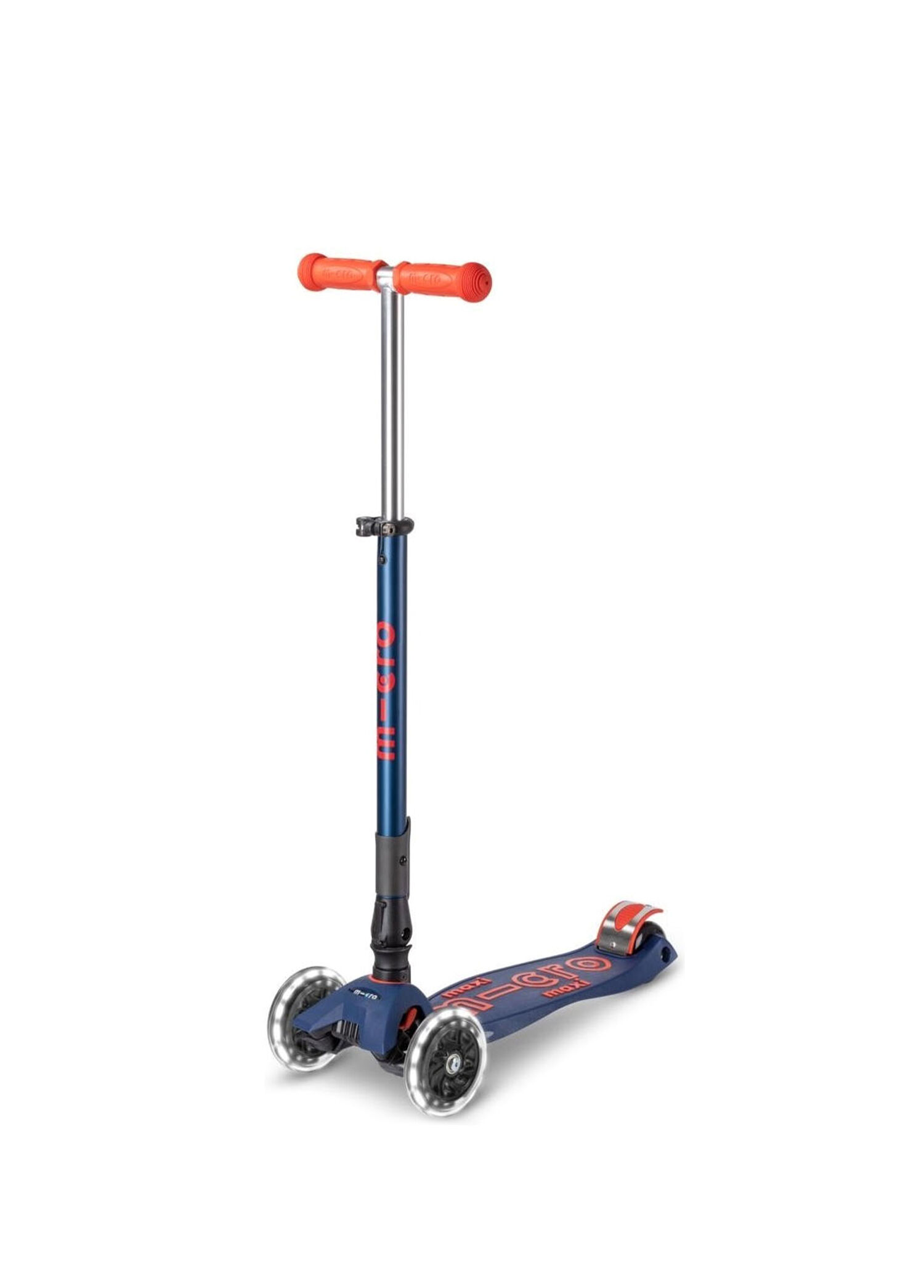 Maxi Deluxe Led Işıklı Katlanabilir 3 Tekerlekli 5-12 Yaş Çocuk Scooter