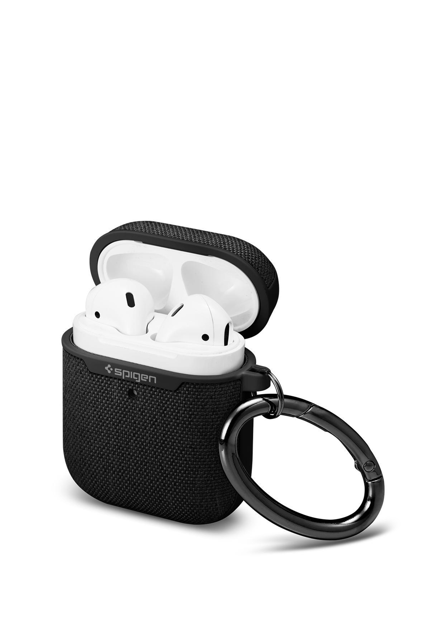 Apple AirPods 2/1 Nesil Uyumlu Urban Fit Dokuma Black Kılıf