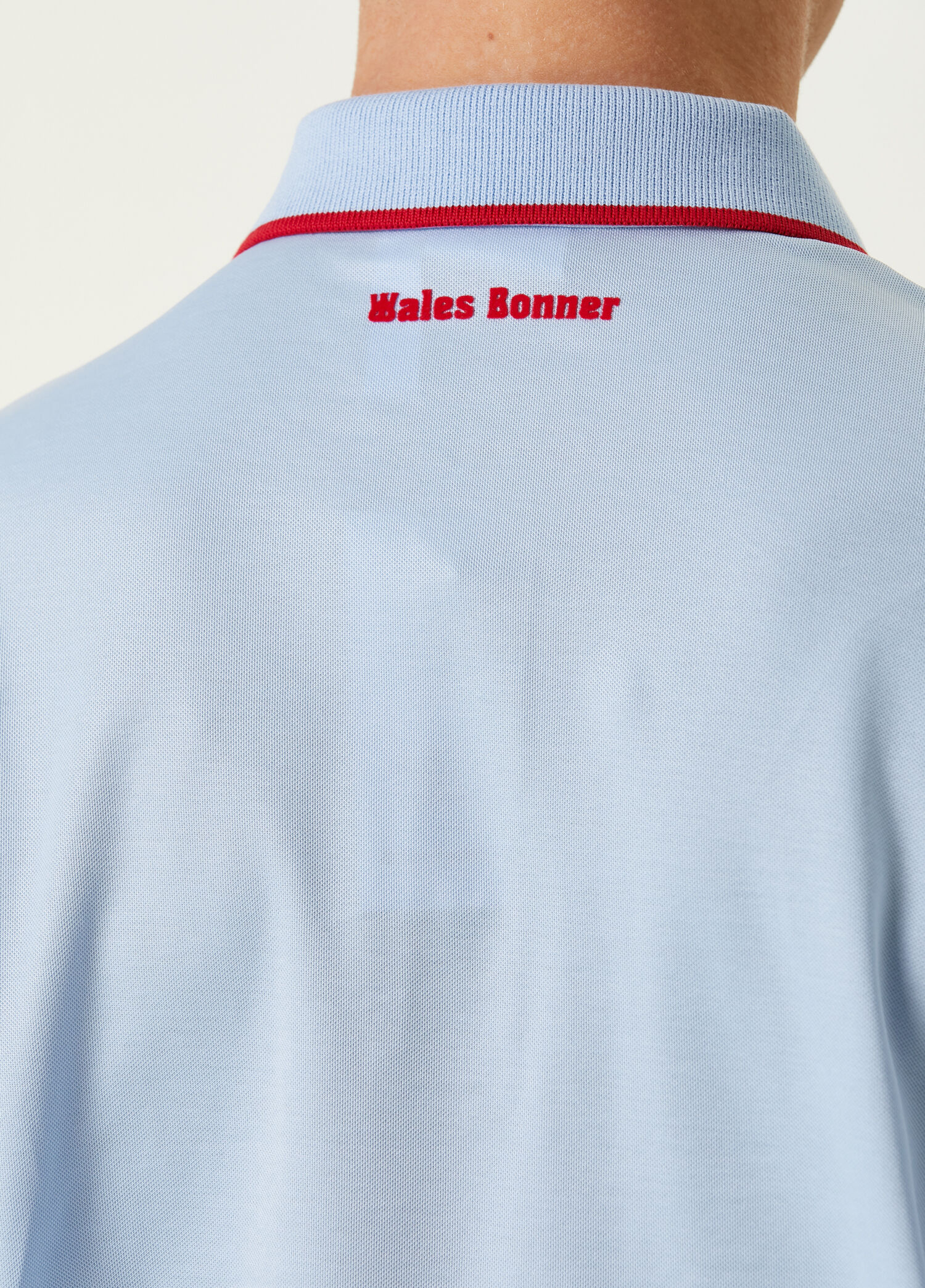 Adidas - Wales Bonner Mavi Polo Yaka T-shirt - Mavi