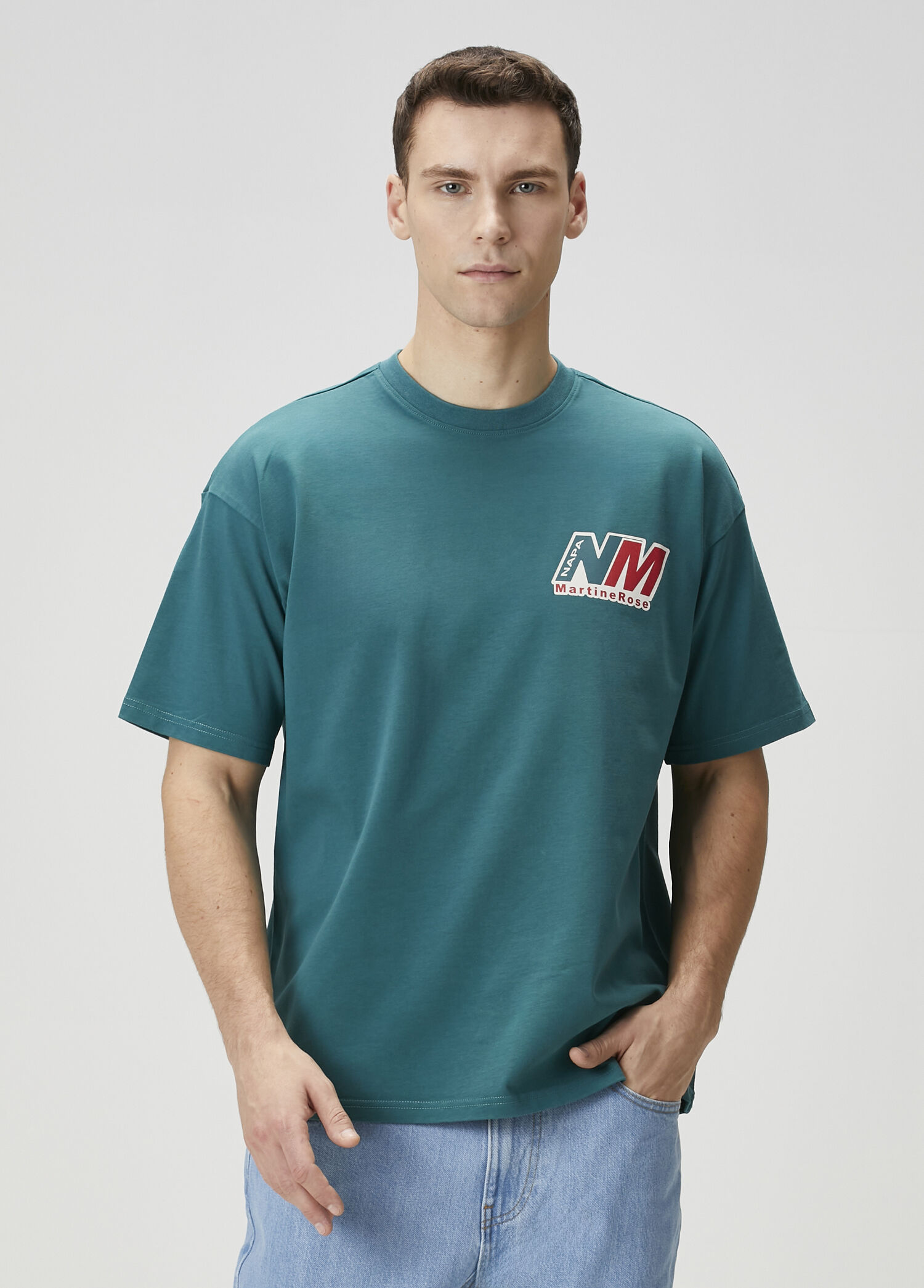X Martin Rose Koyu Yeşil T-shirt