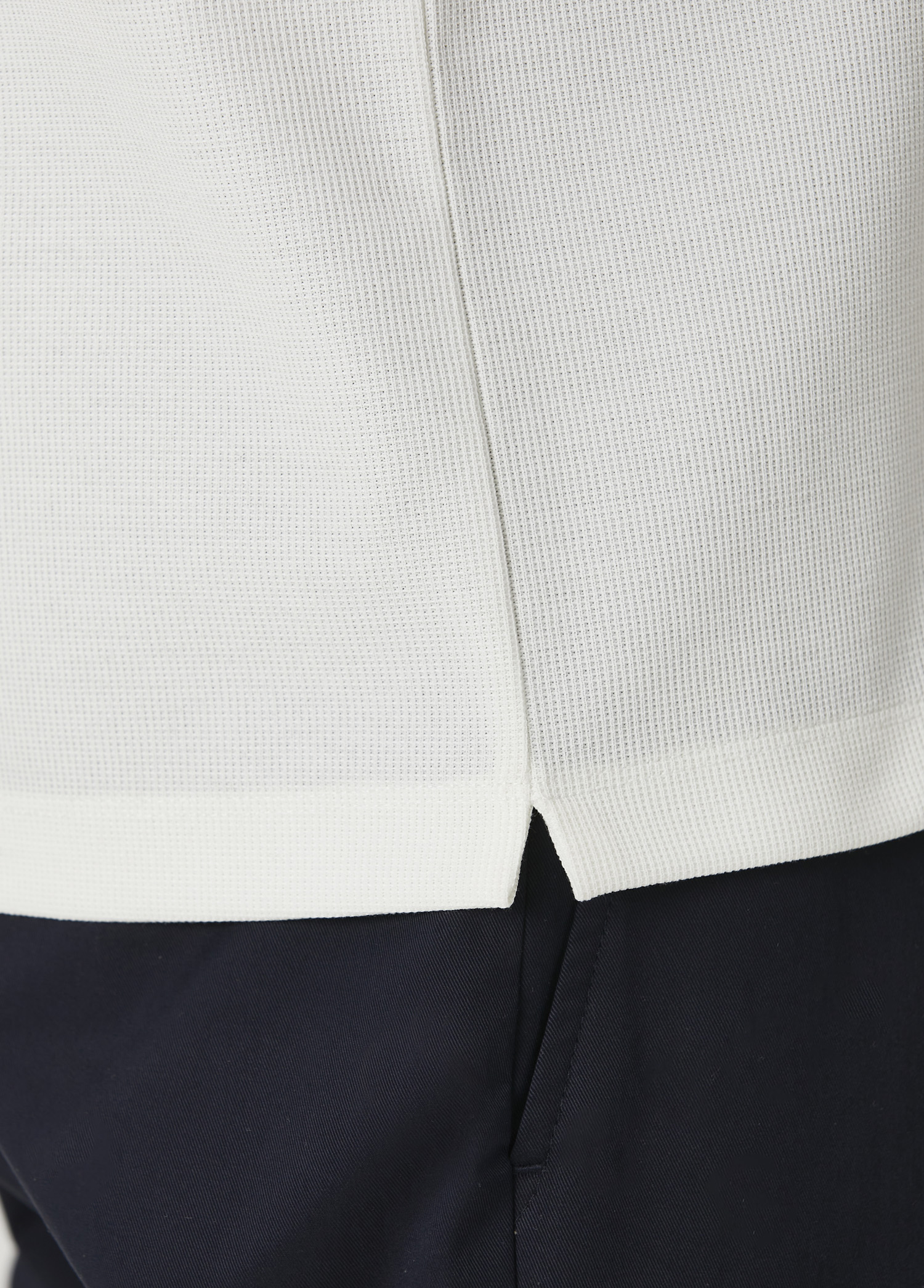Comfort Fit Beyaz Polo Yaka T-shirt_6