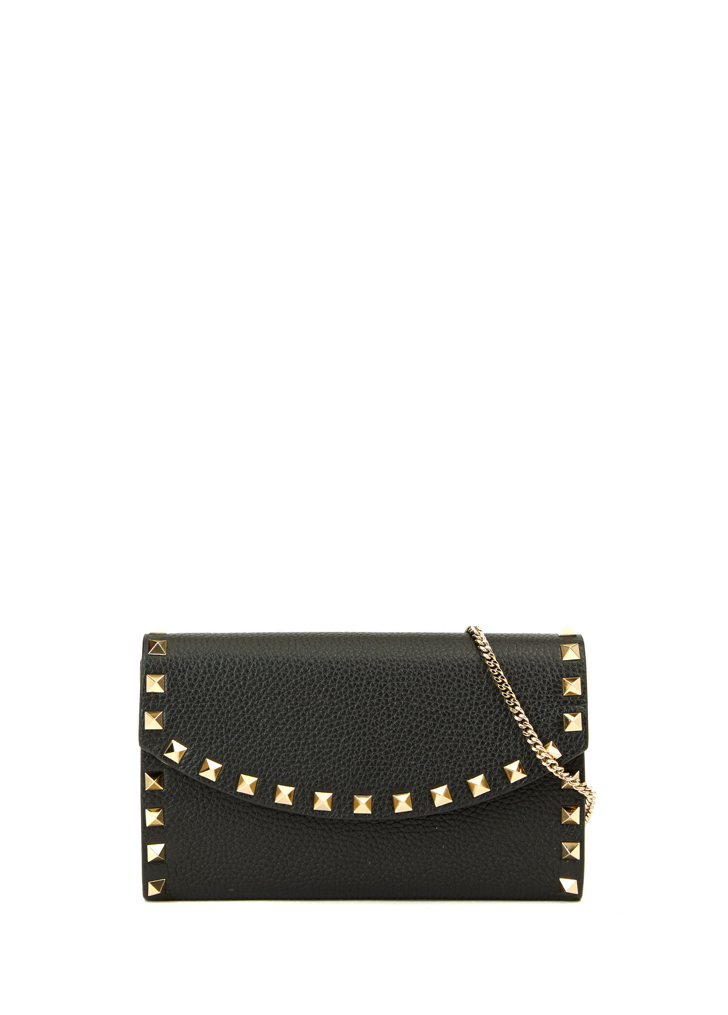 Rockstud Siyah Kadın Deri Çanta