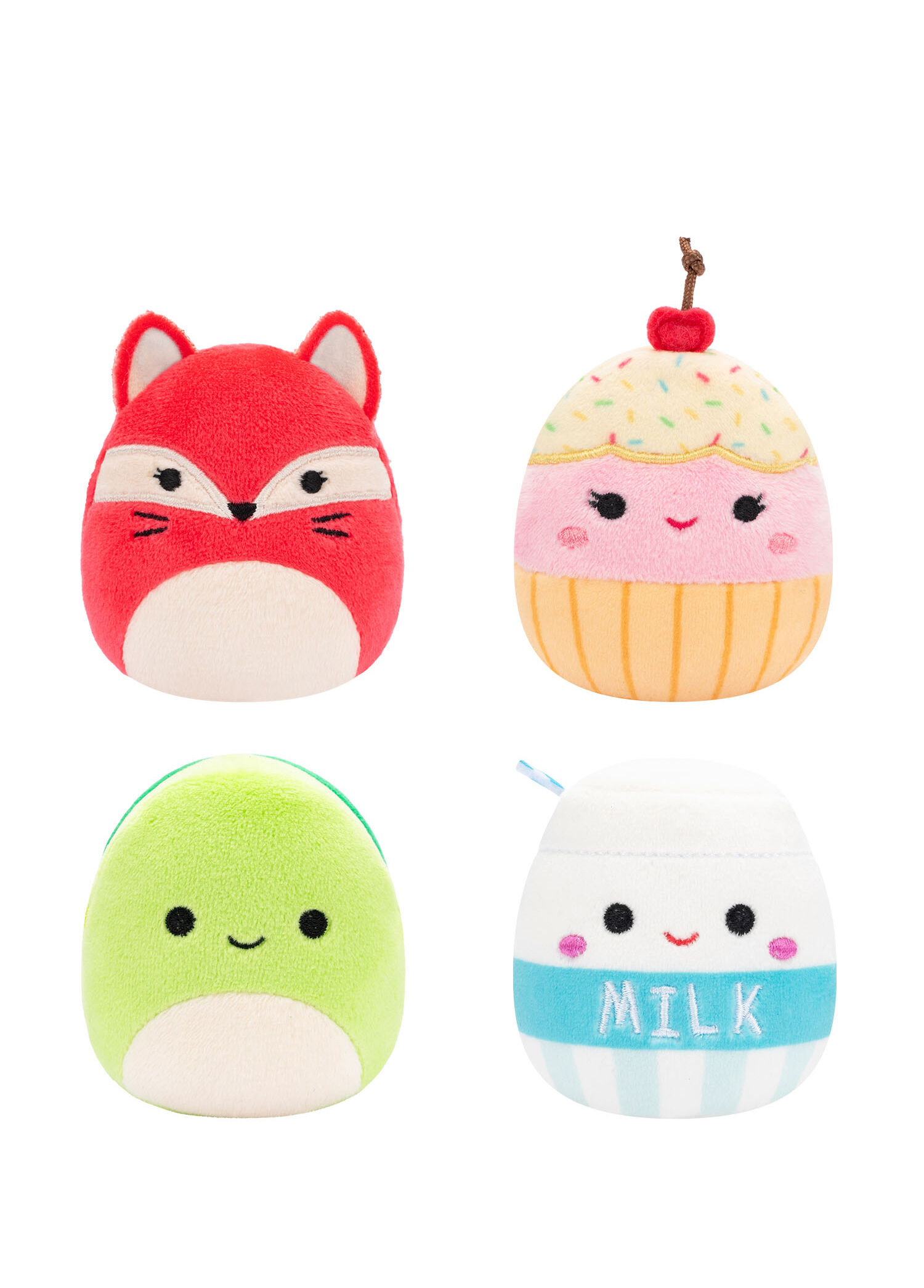Micromallows 4'lü Figür Peluş Oyuncak 6,5 cm