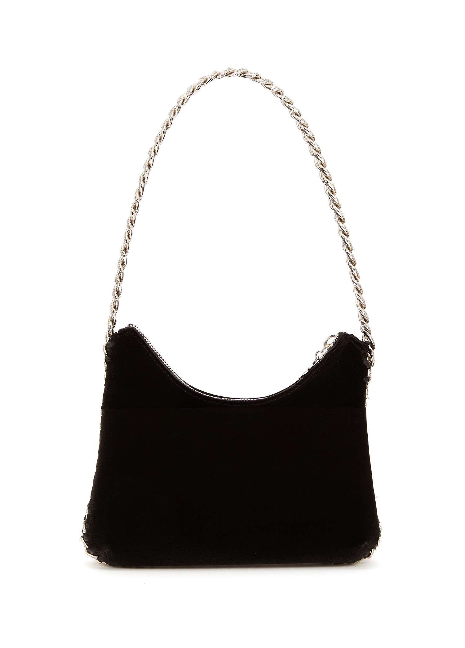 Beymen Falabella Mini Siyah Kadın Kadife El Çantası. 4 Beymen Falabella Mini Siyah Kadın Kadife El Çantası. 4
