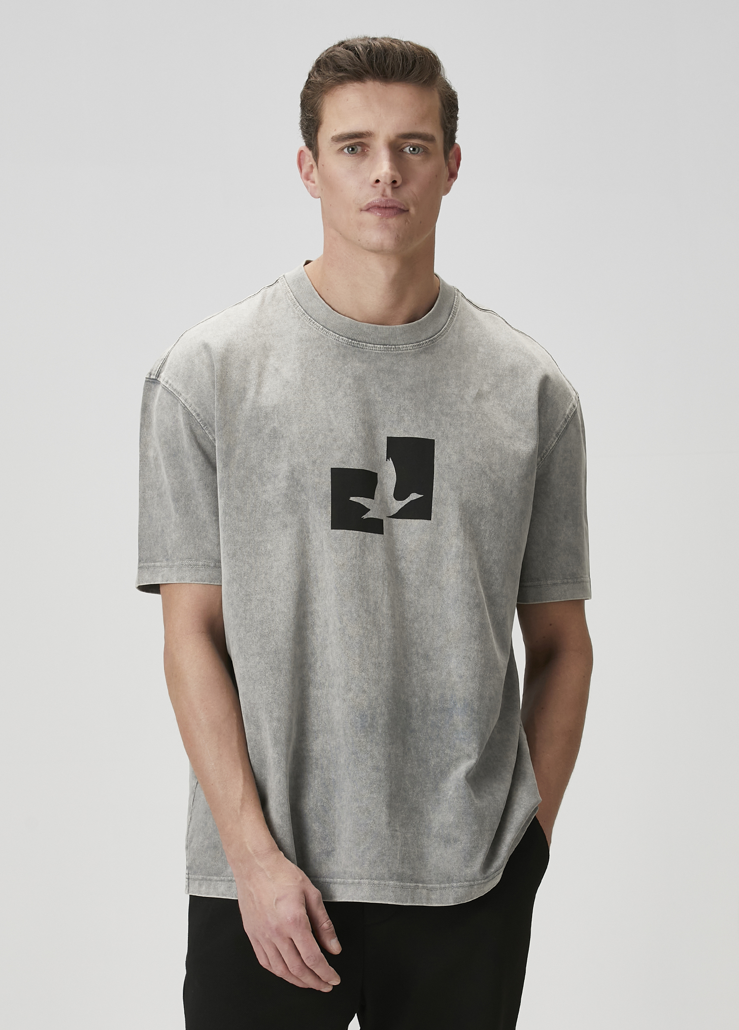 Antrasit Oversize T-shirt