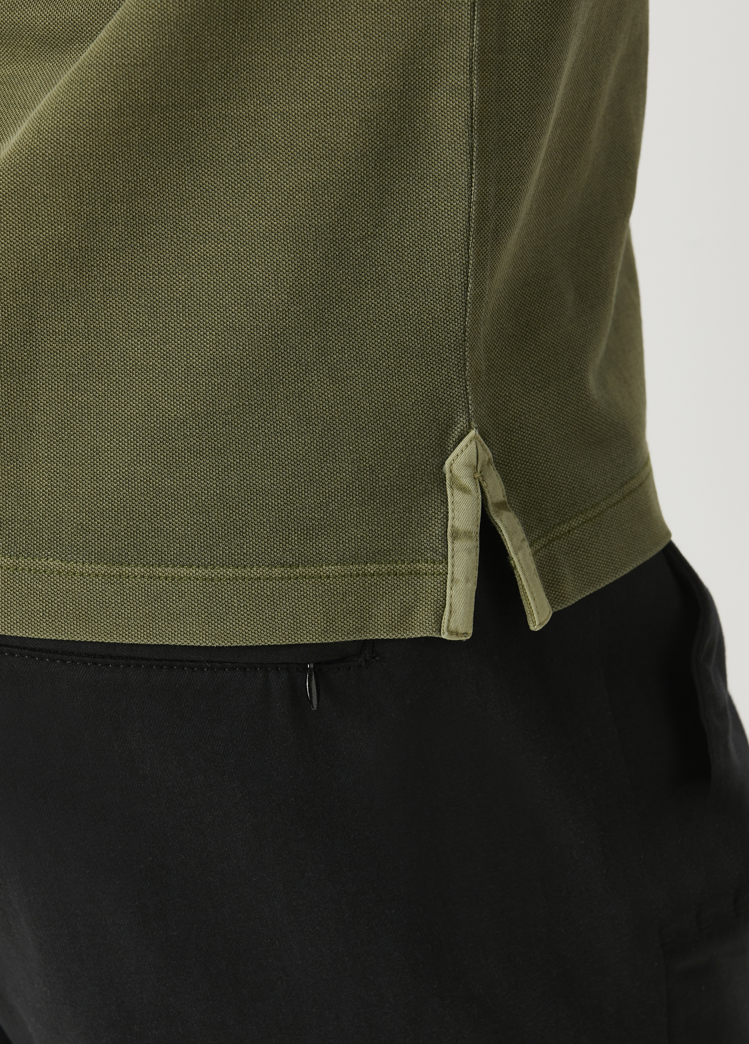 Comfort Fit Haki Polo T-shirt_6