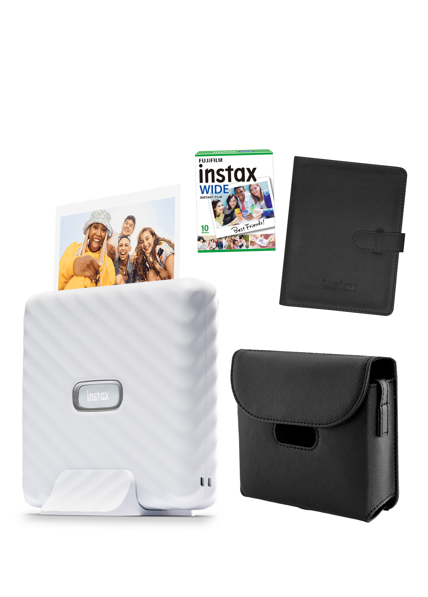 Instax Wide Link Beyaz Akıllı Telefon Yazıcısı ve Hediye Seti 2