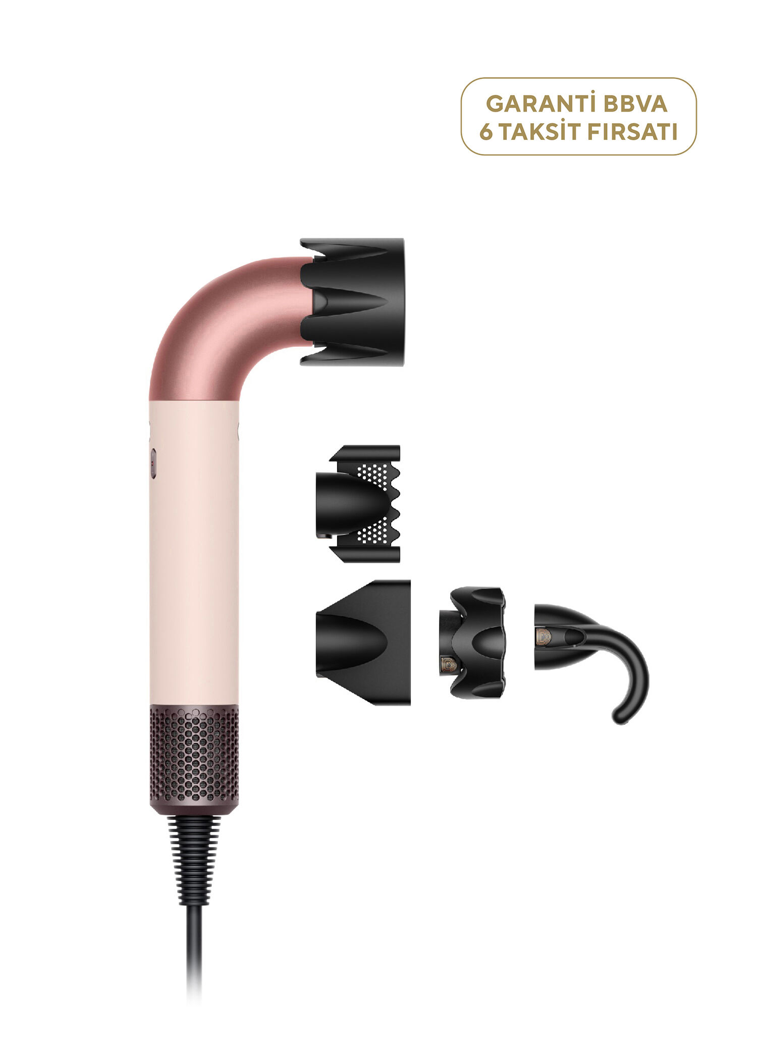Supersonic r™ Saç Kurutma Makinesi Düz+Dalgalı (Ceramic Pink)