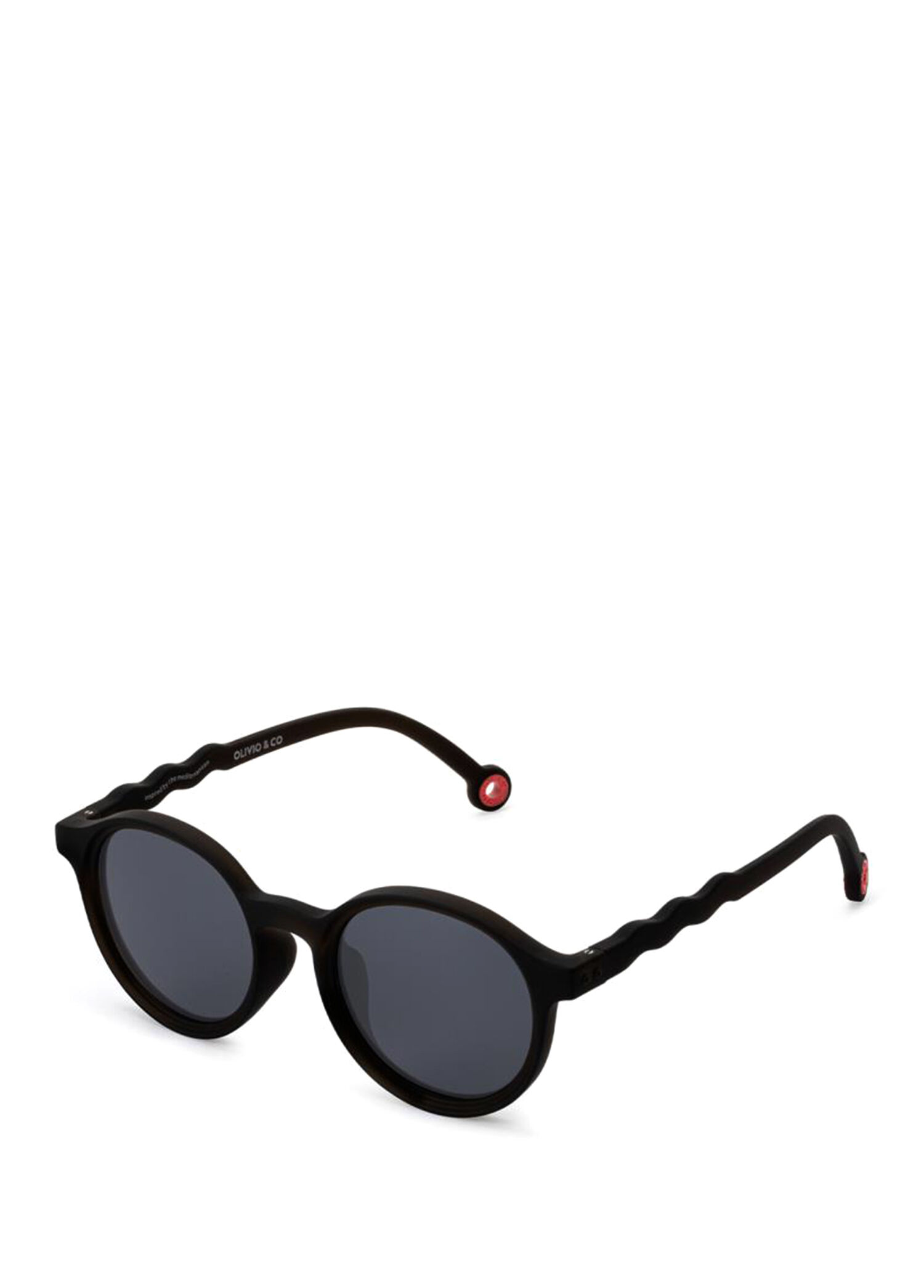 Classic Oval Junior Squid Black 7-12 Yaş Unisex Çocuk Güneş Gözlüğü