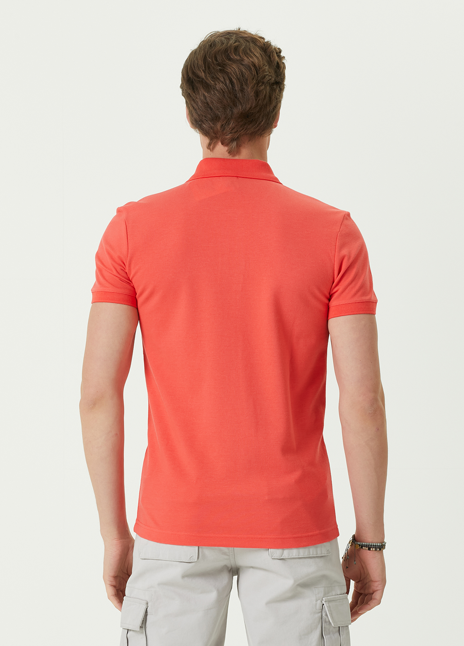 Slim Fit Mercan Polo Yaka T-shirt_3