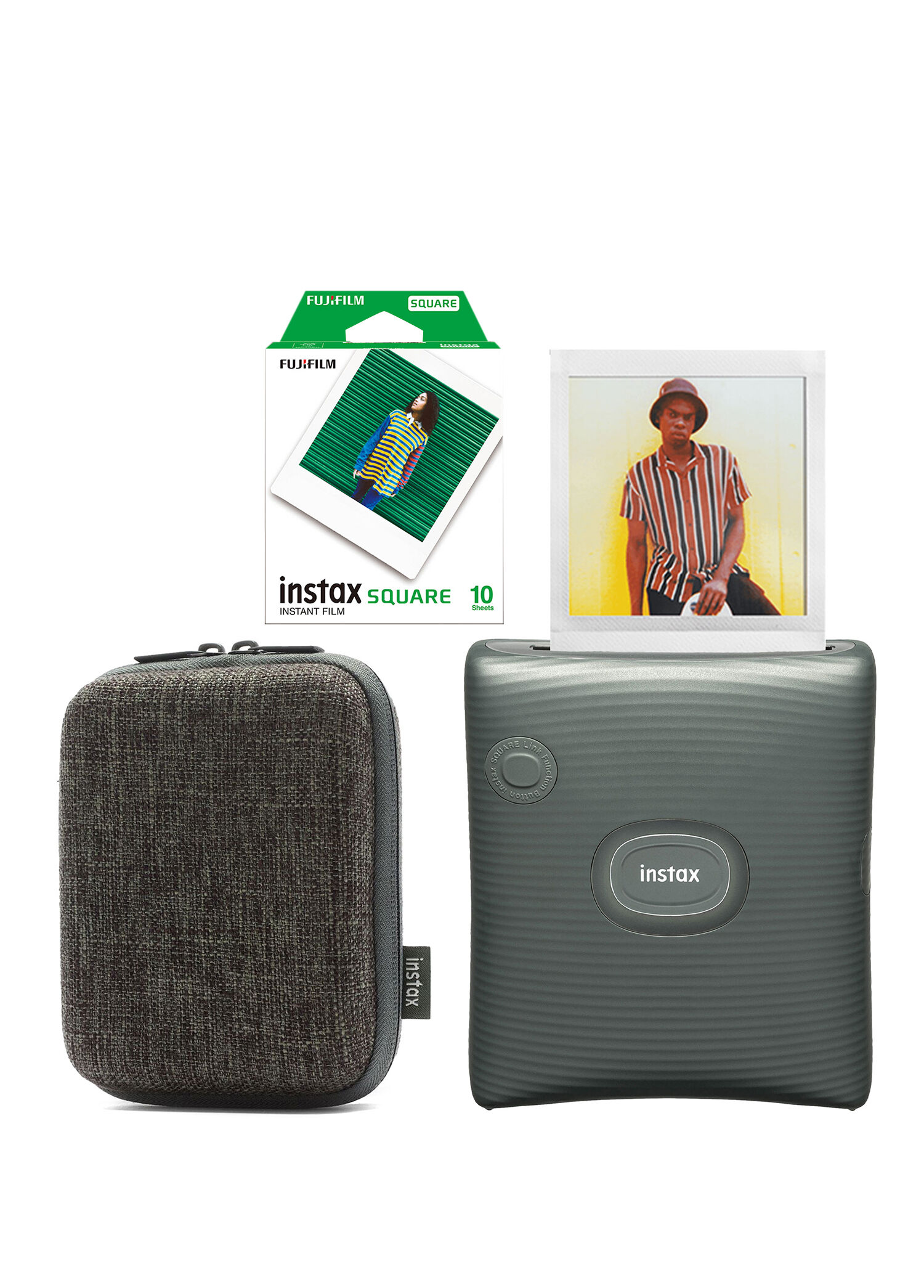 Instax SQ Link Yeşil Ex D Akıllı Telefon Yazıcısı ve Hediye Seti 3
