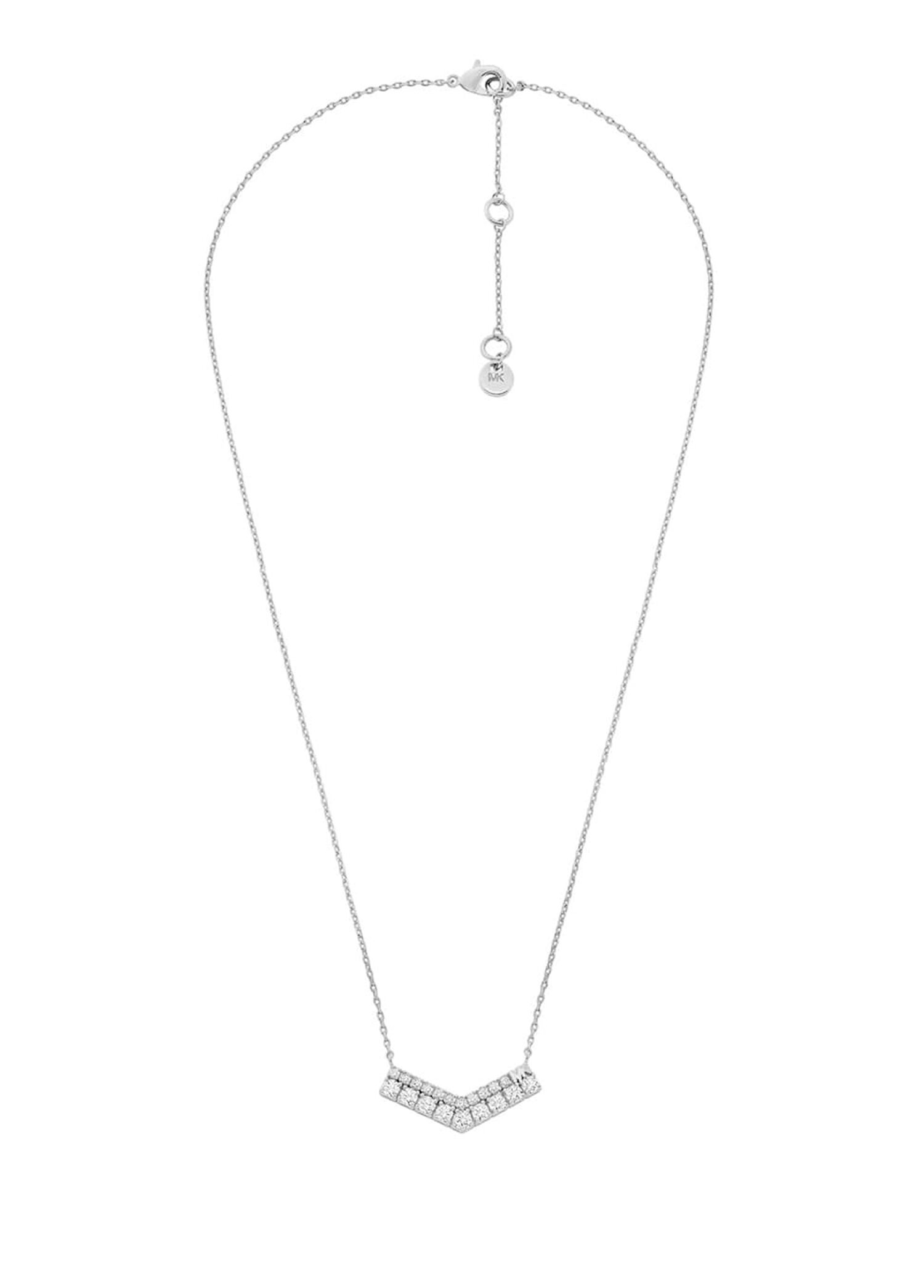 Spring Ring MKJ8516-040 Metalik Gri Kadın Kolye
