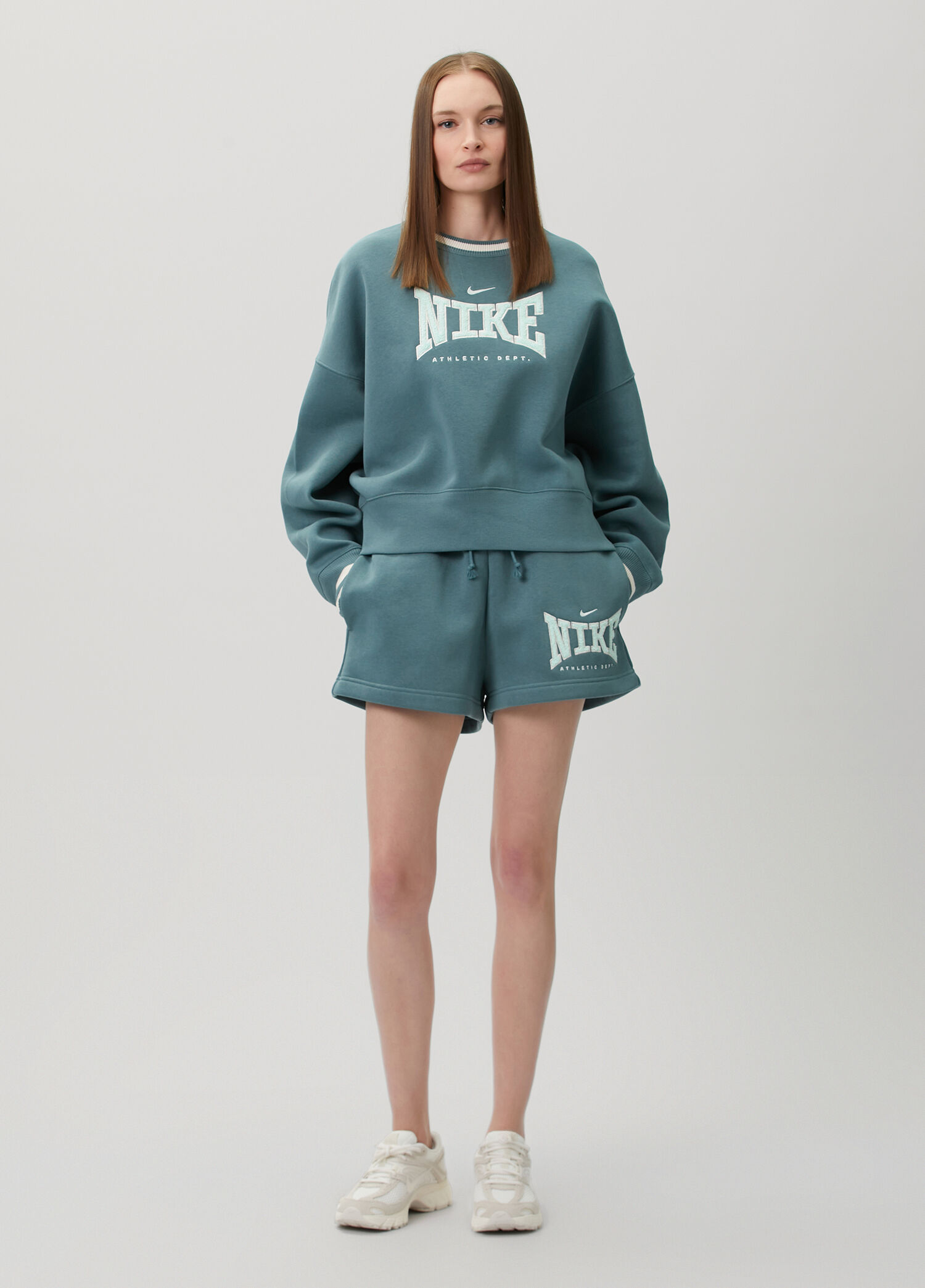 Phoenix Fleece Yeşil Şort