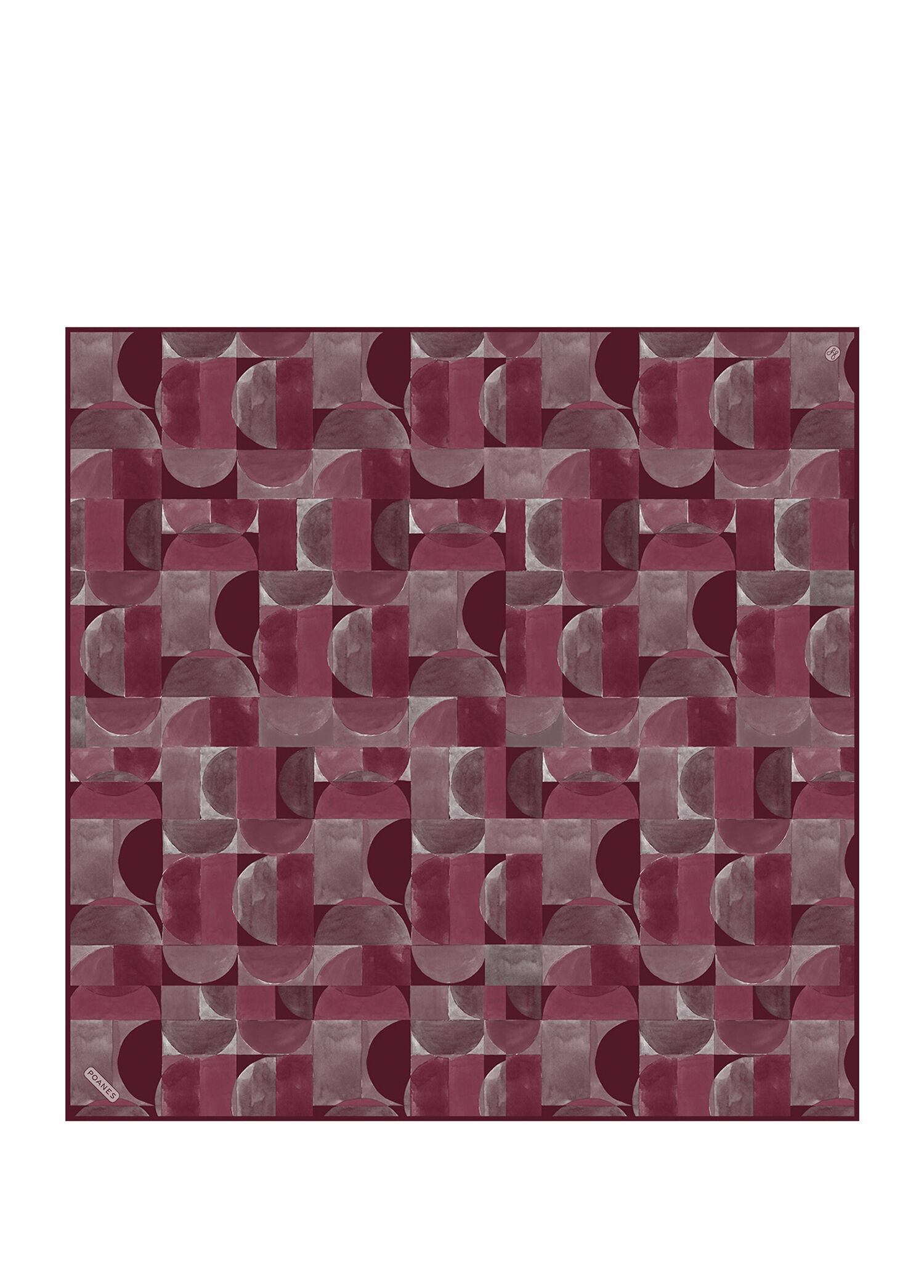 Denge Desenli Twill İpek Kadın Eşarp