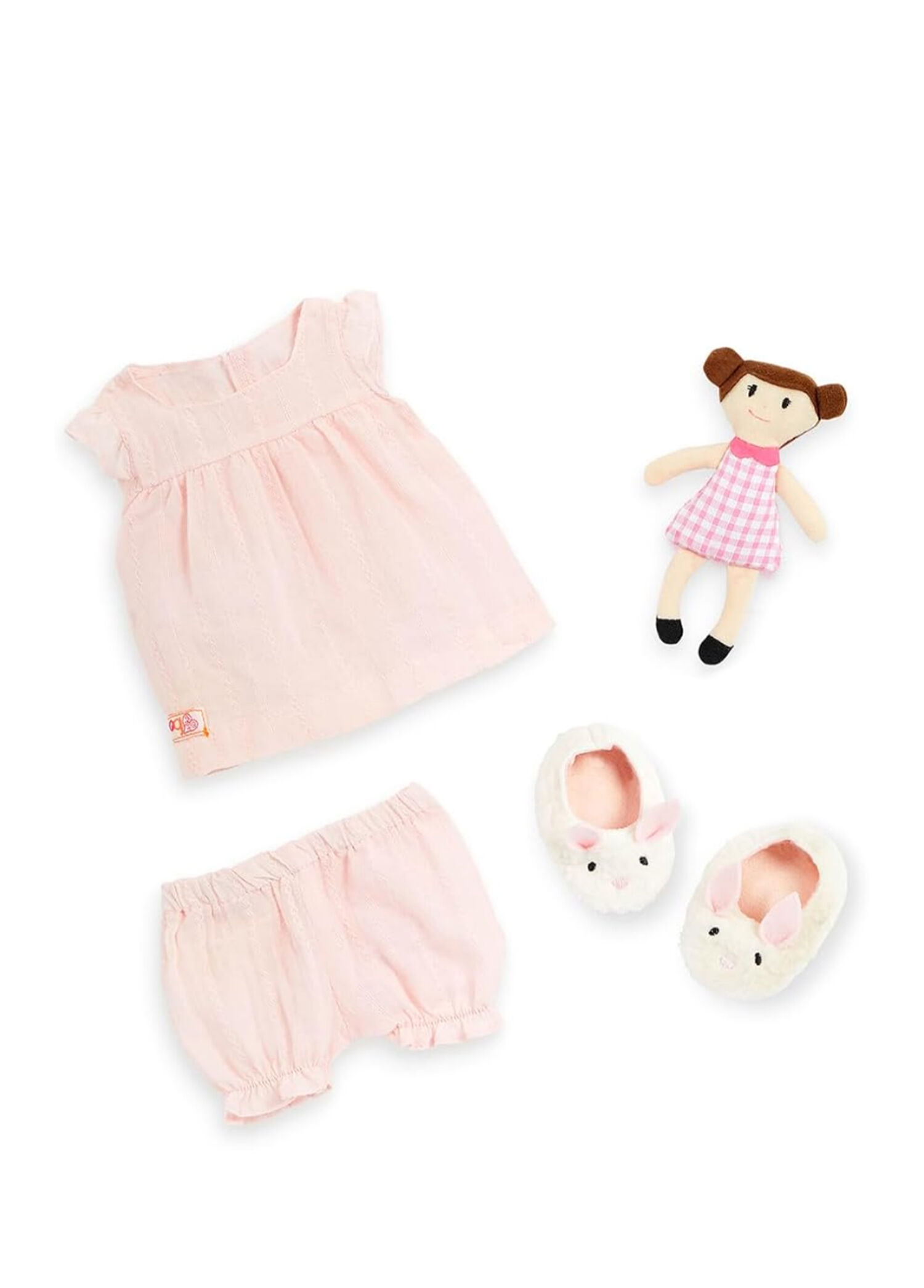 Pijama ve Panduf Oyuncak Bebek Kıyafet Seti