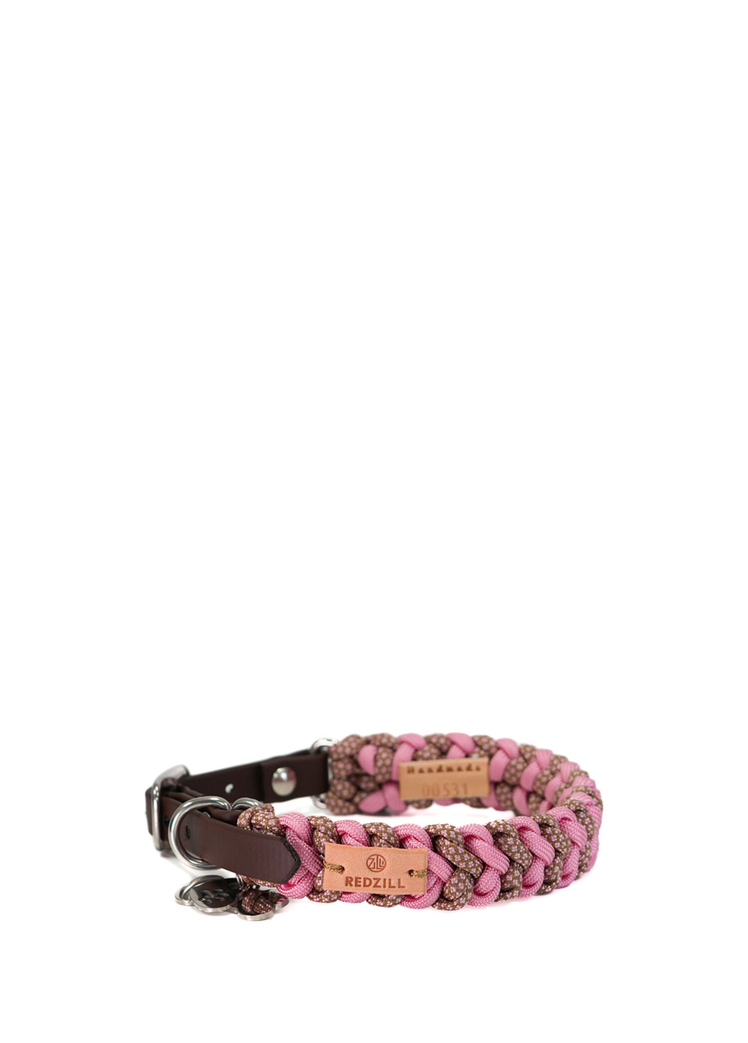 Bijou Paracord Pembe Köpek Boyun Tasması