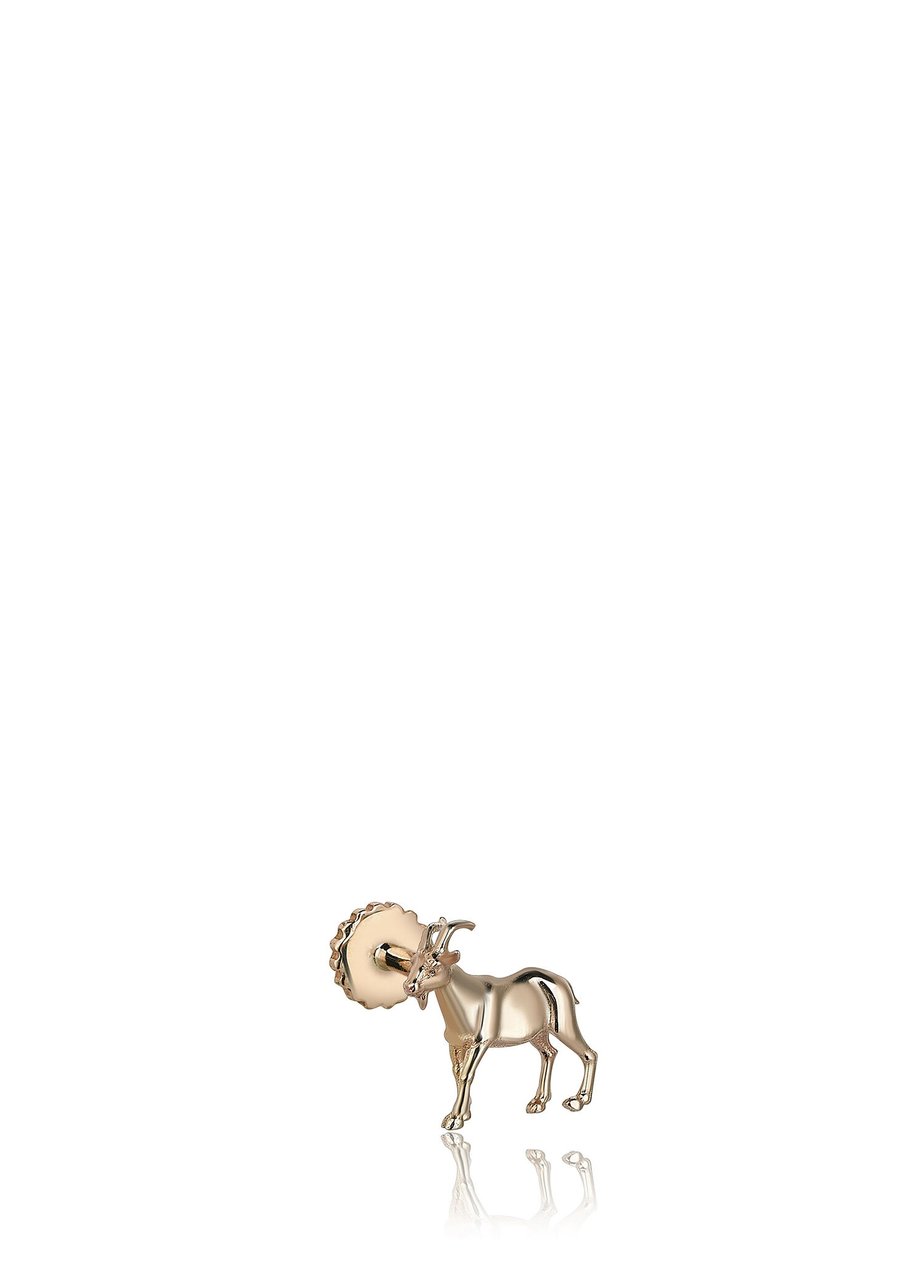 The Goat 14 Ayar Sarı Altın Kadın Tragus Küpe