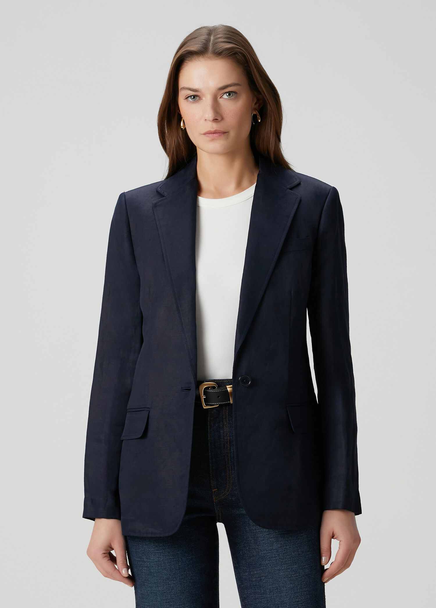 Lacivert Keten Blazer