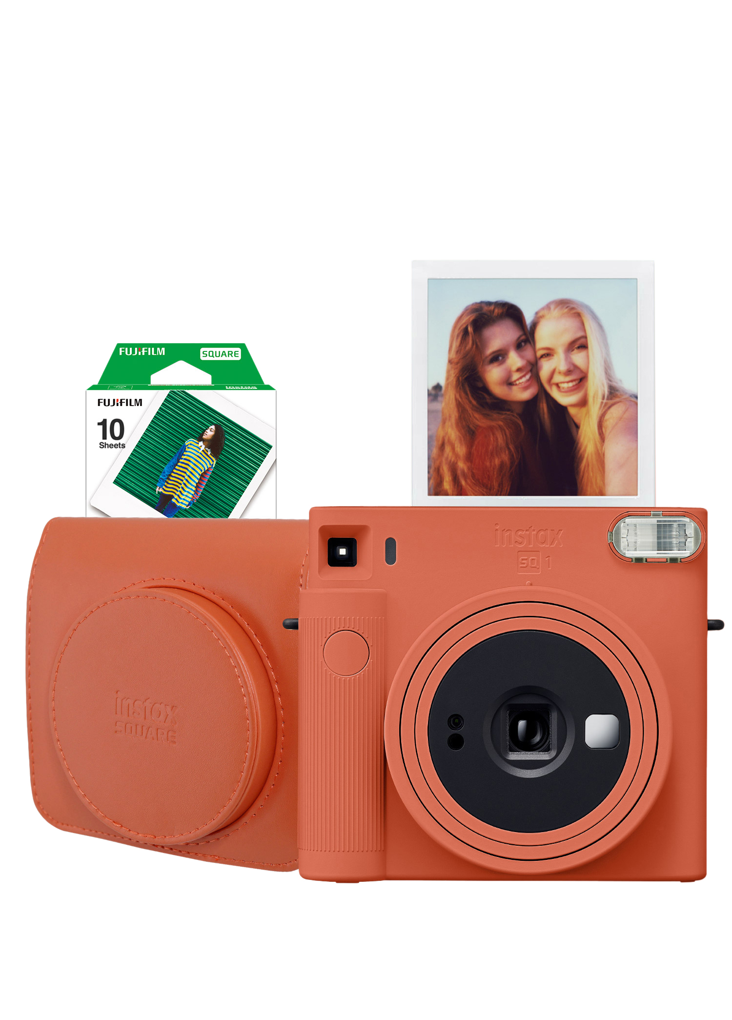 Instax SQ1 Terracotta Turuncu Fotoğraf Makinesi ve Hediye Seti