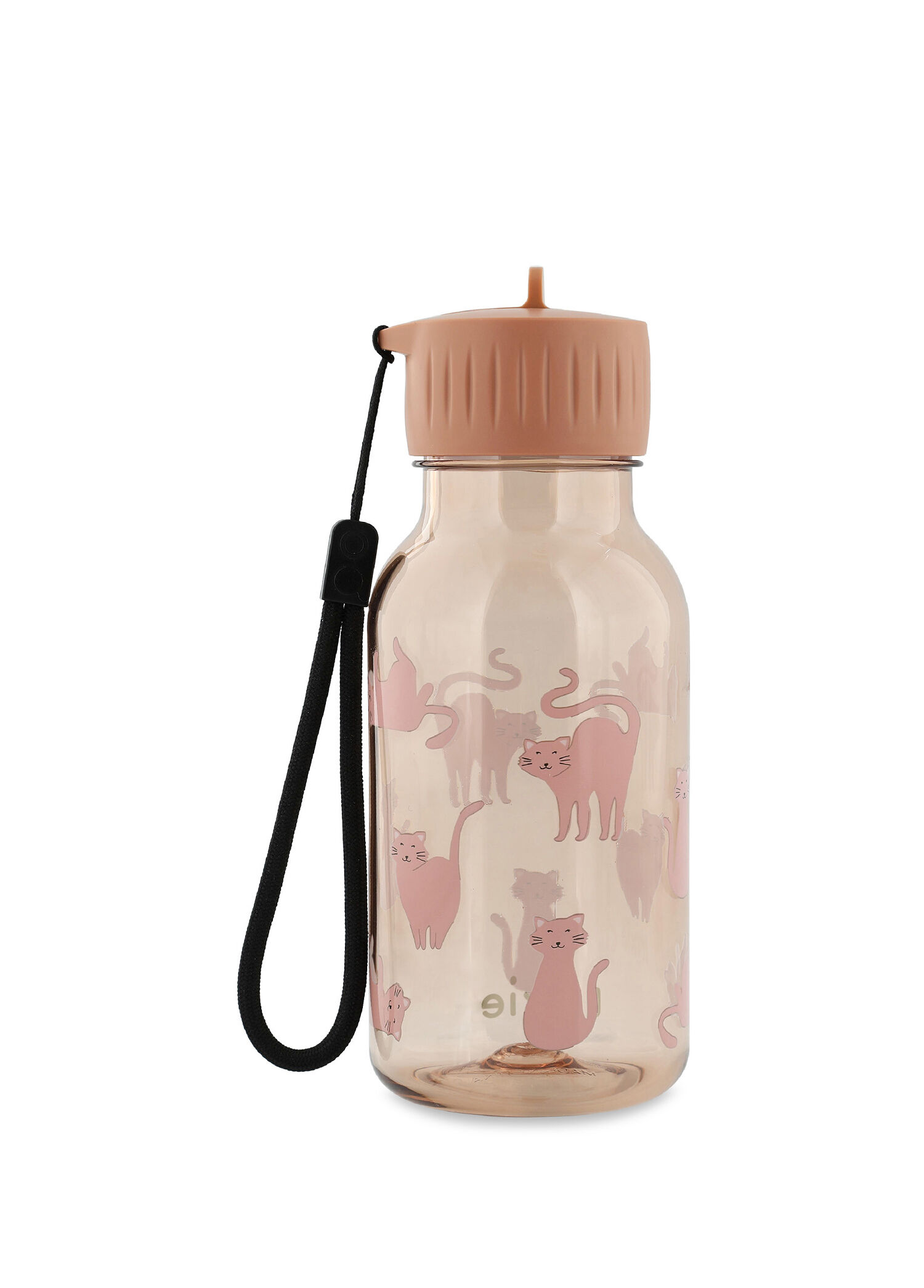 Charming Cat Bej Tritan Su Şişesi Suluk Matara 350 ml