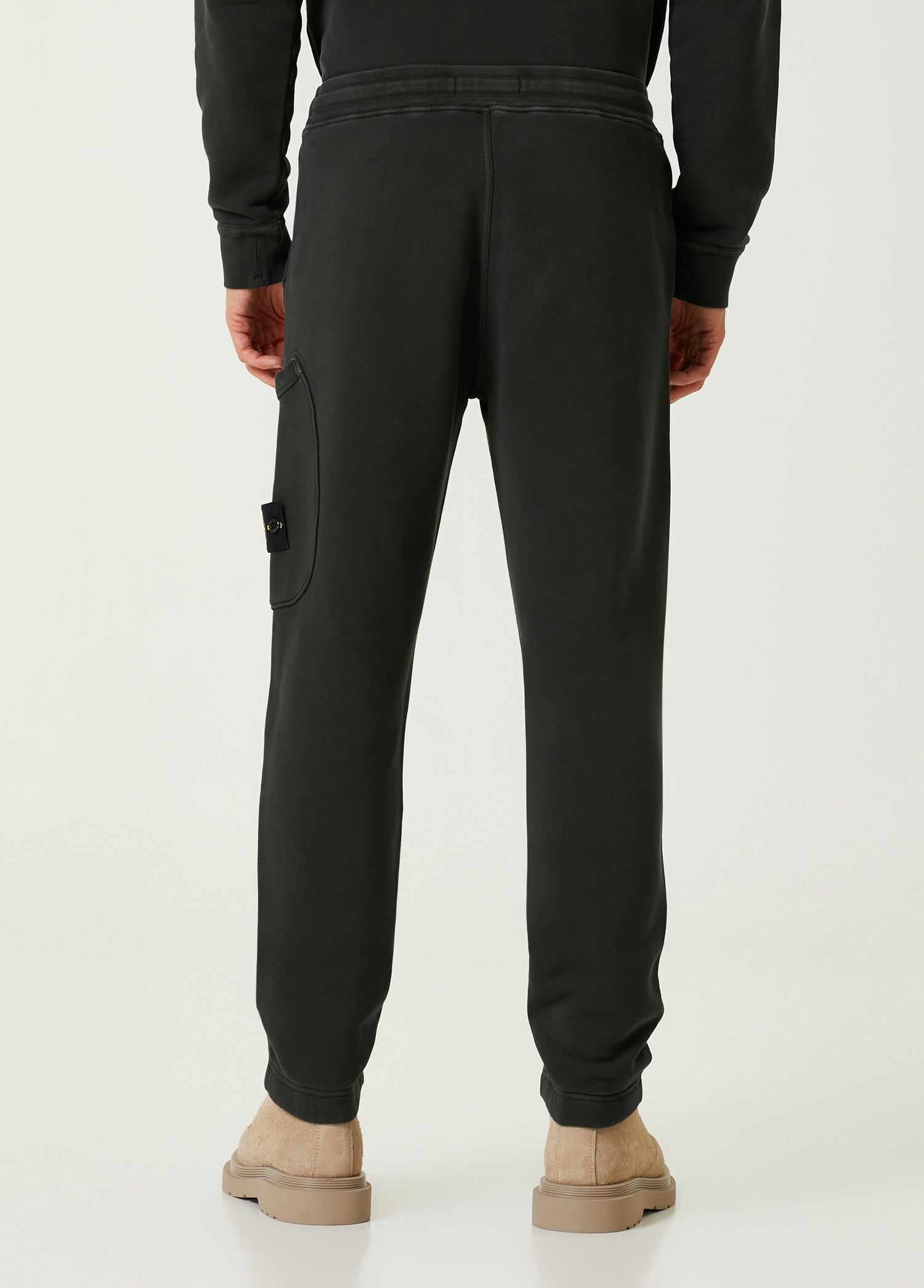 Stone Island Anthracite Waist Corded Sweatpants