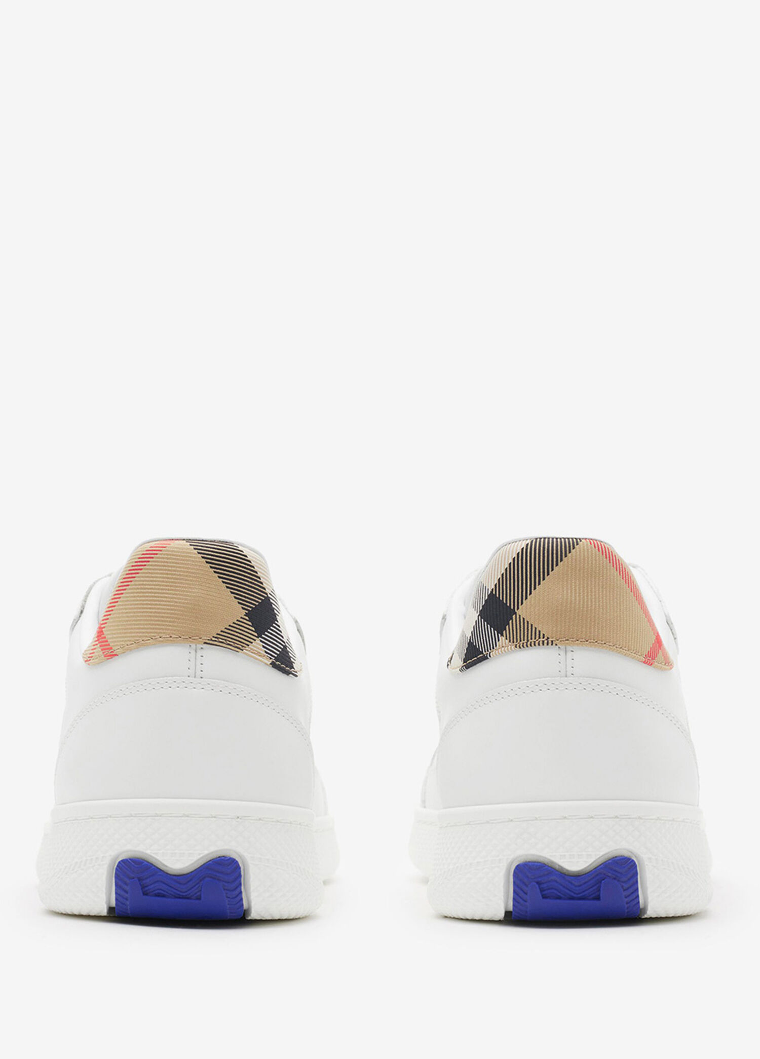Burberry Beyaz Kadın Mix Leather And Terrace Beyaz Kadın Sneaker