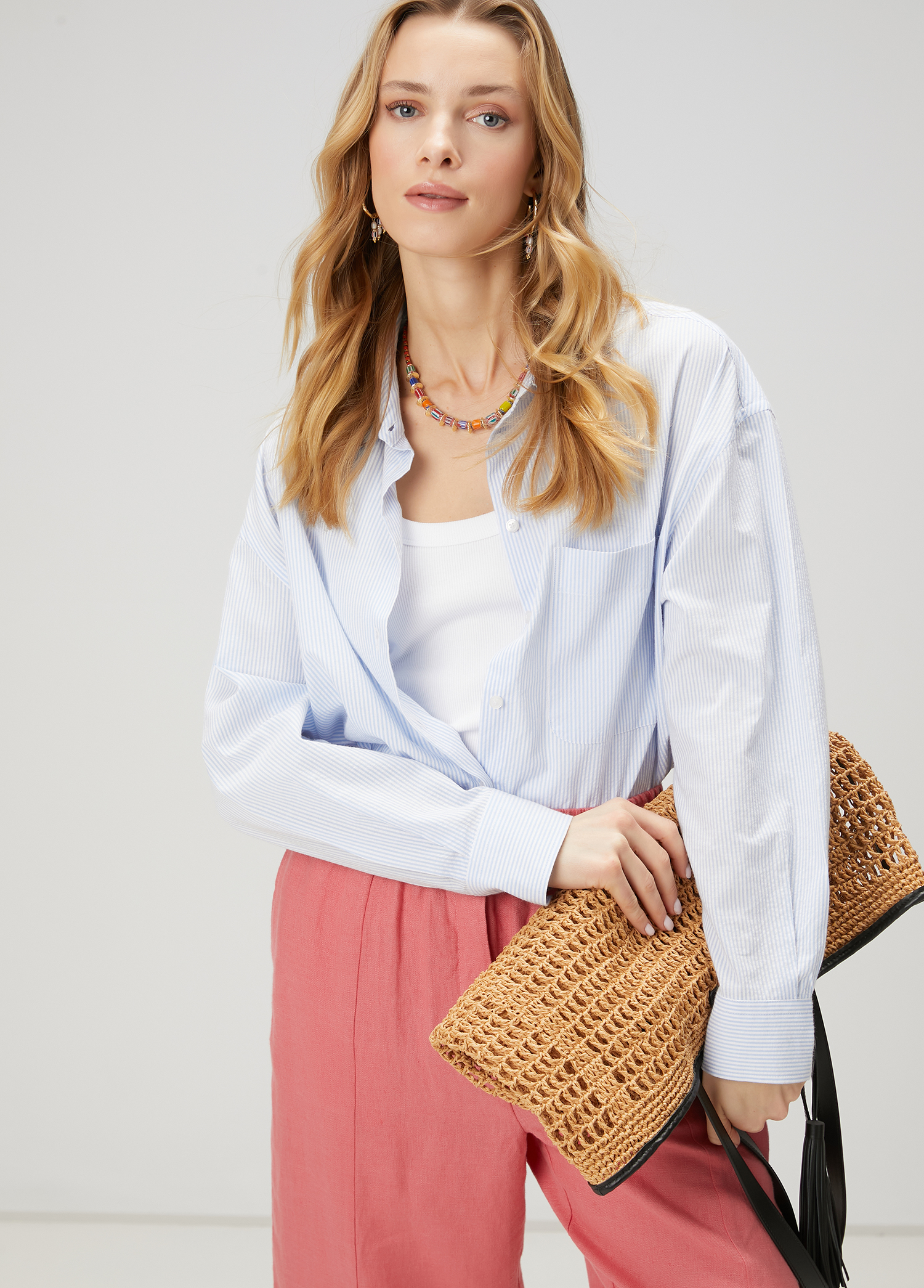 Blue Striped Shirt