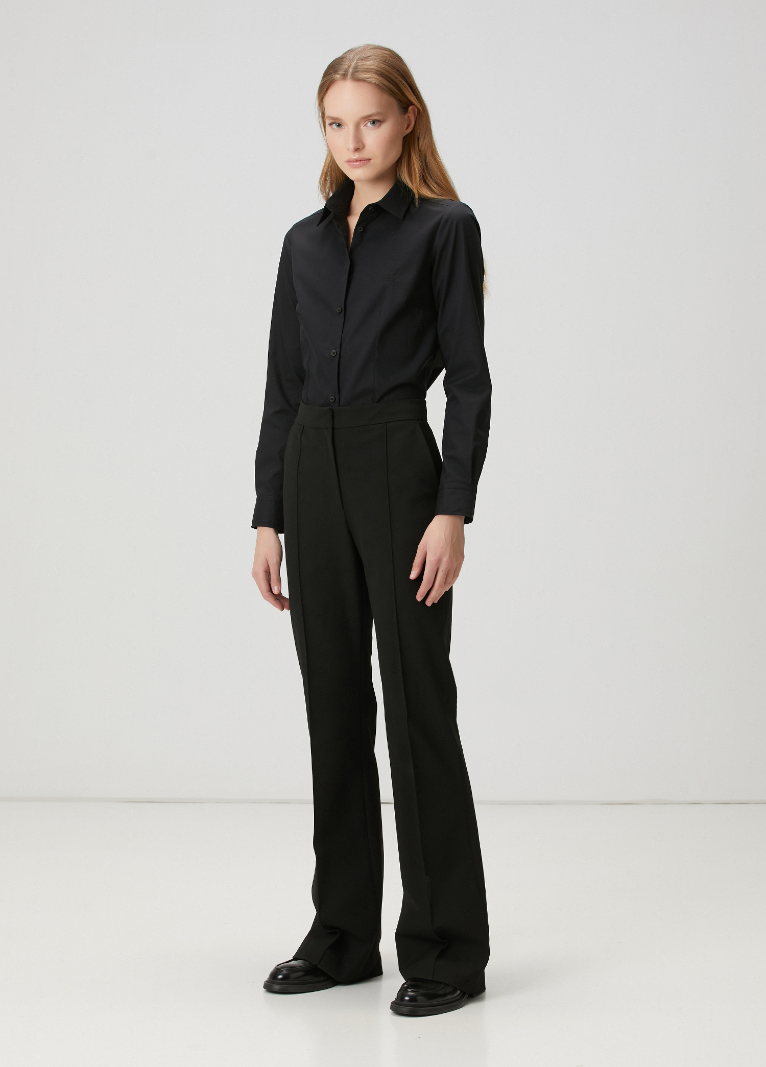 Siyah Slim Fit Gömlek_2