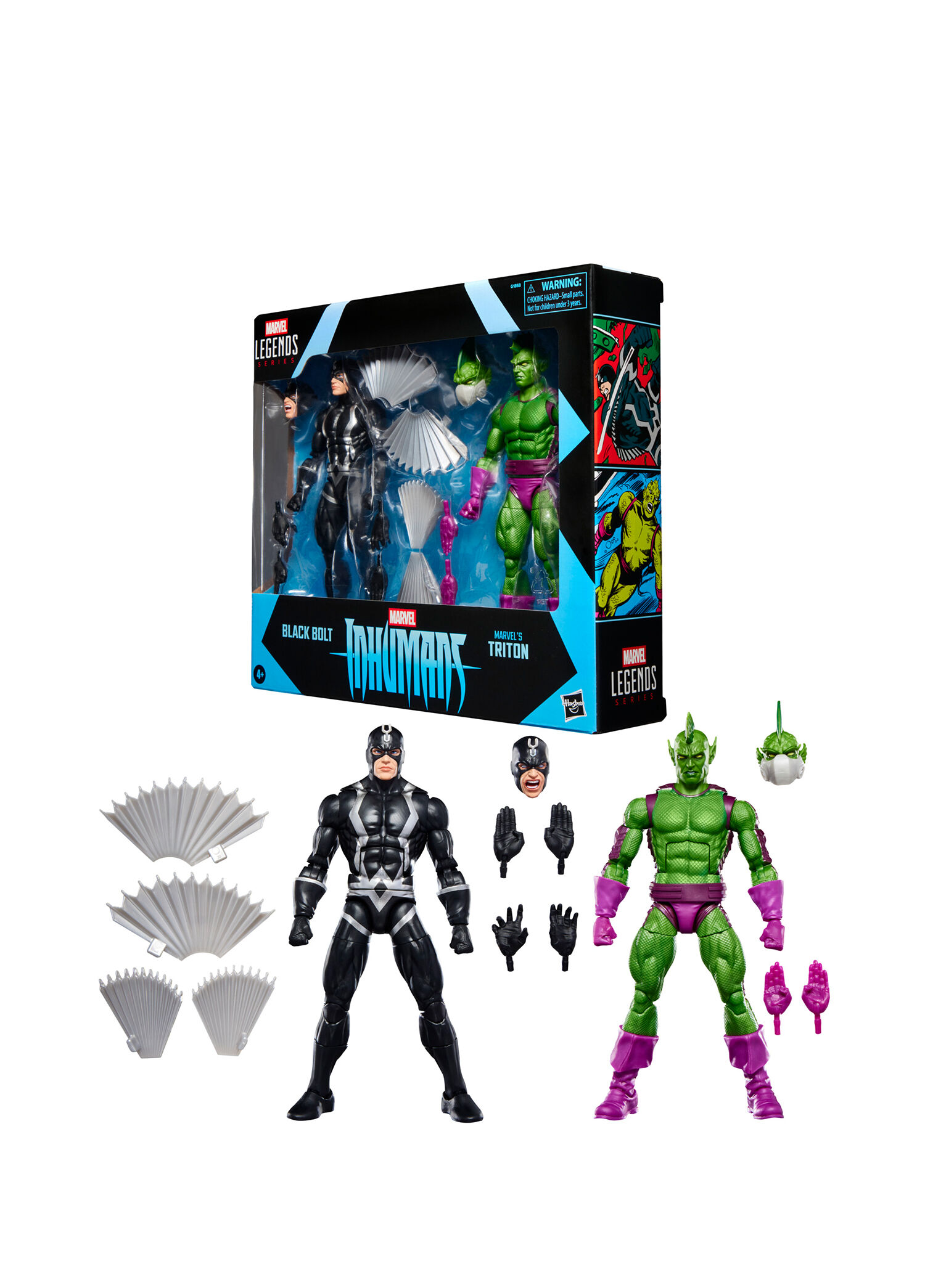 Legends Inhumans Black Bolt Marvel’s Triton (Fantastic Four) İkili Aksiyon Figürü