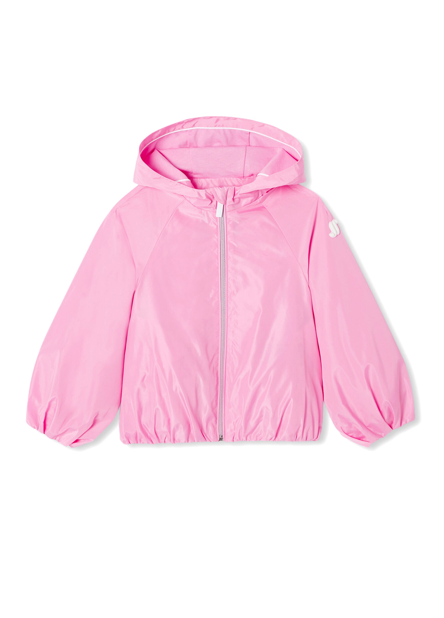 Petal  Pembe Kapüşonlu Kız Çocuk Rüzgarlık