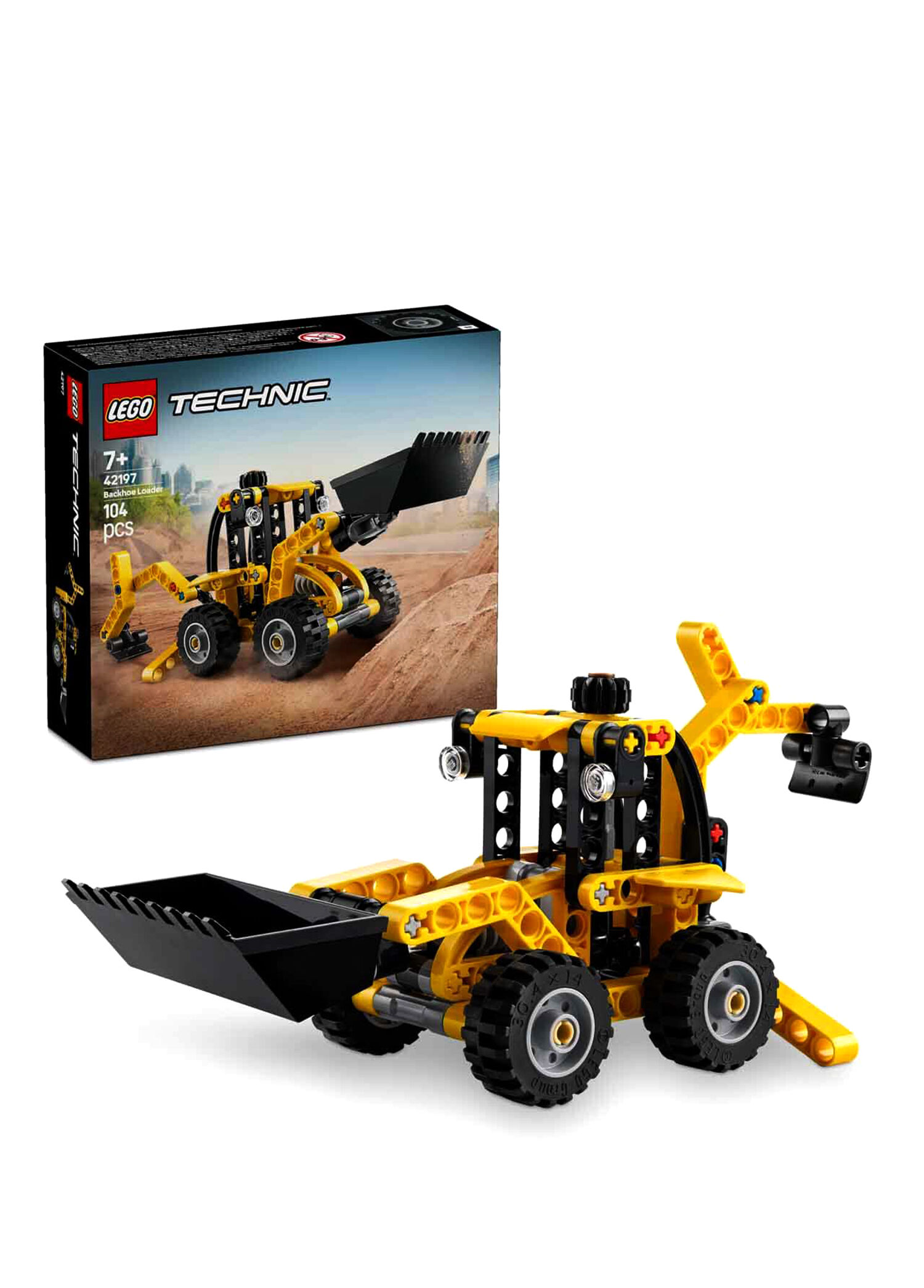 Technic Kazıcı Yükleyici 104 Parça 7+ Yaş Yapı Oyuncağı 42197