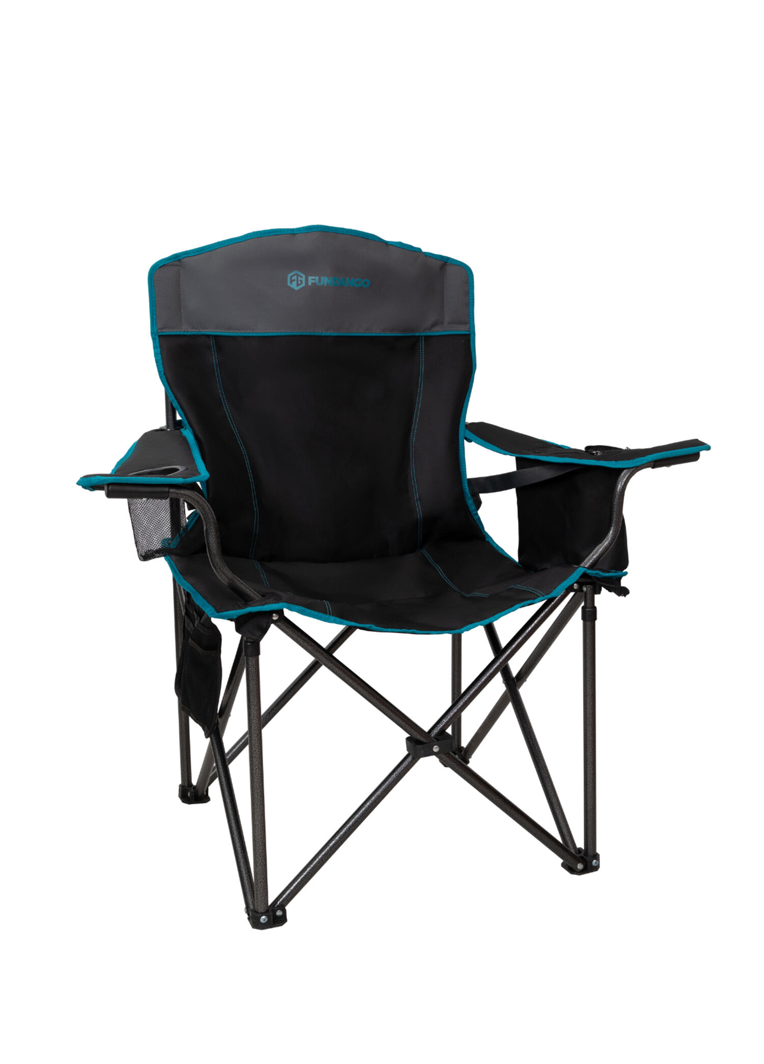 Mega Comfort XXL Black Grey Katlanır Kamp Sandalyesi