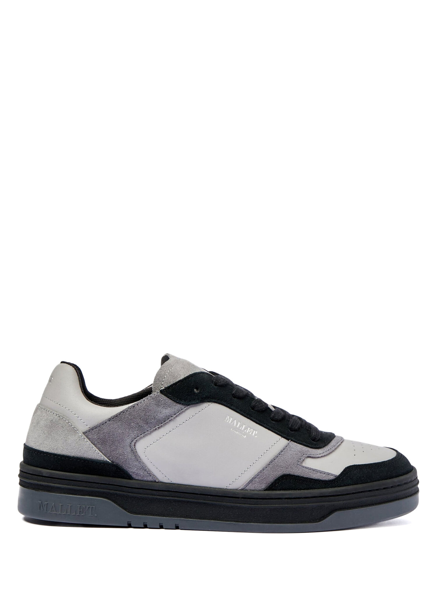 Gri Erkek Deri Sneaker