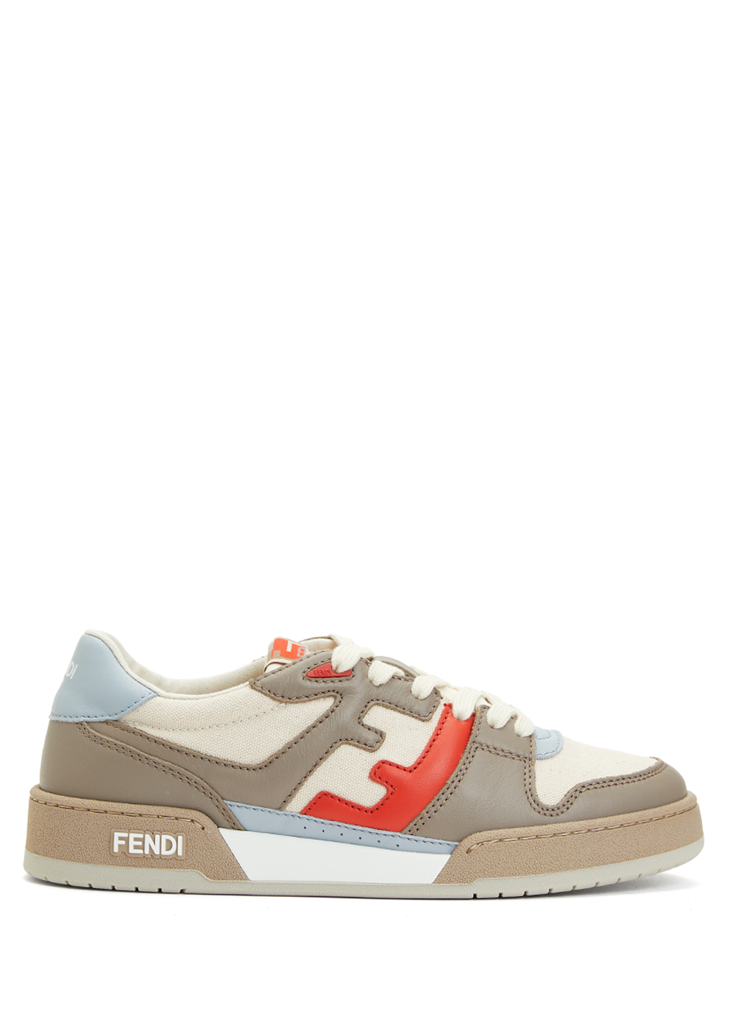 Fendi Match Çok Renkli Kadın Deri Sneaker