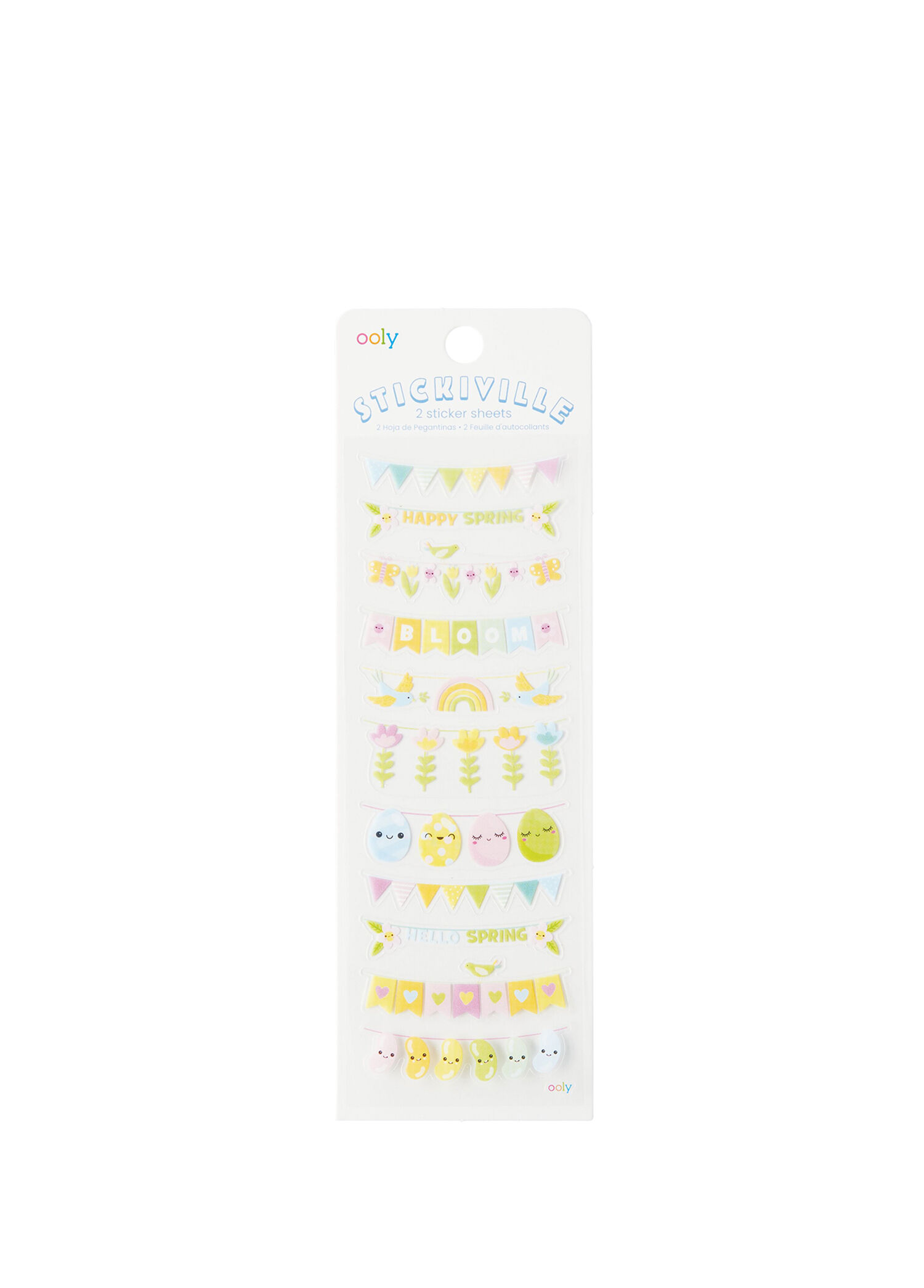 Ooly Stickiville Spring Banners Etiket