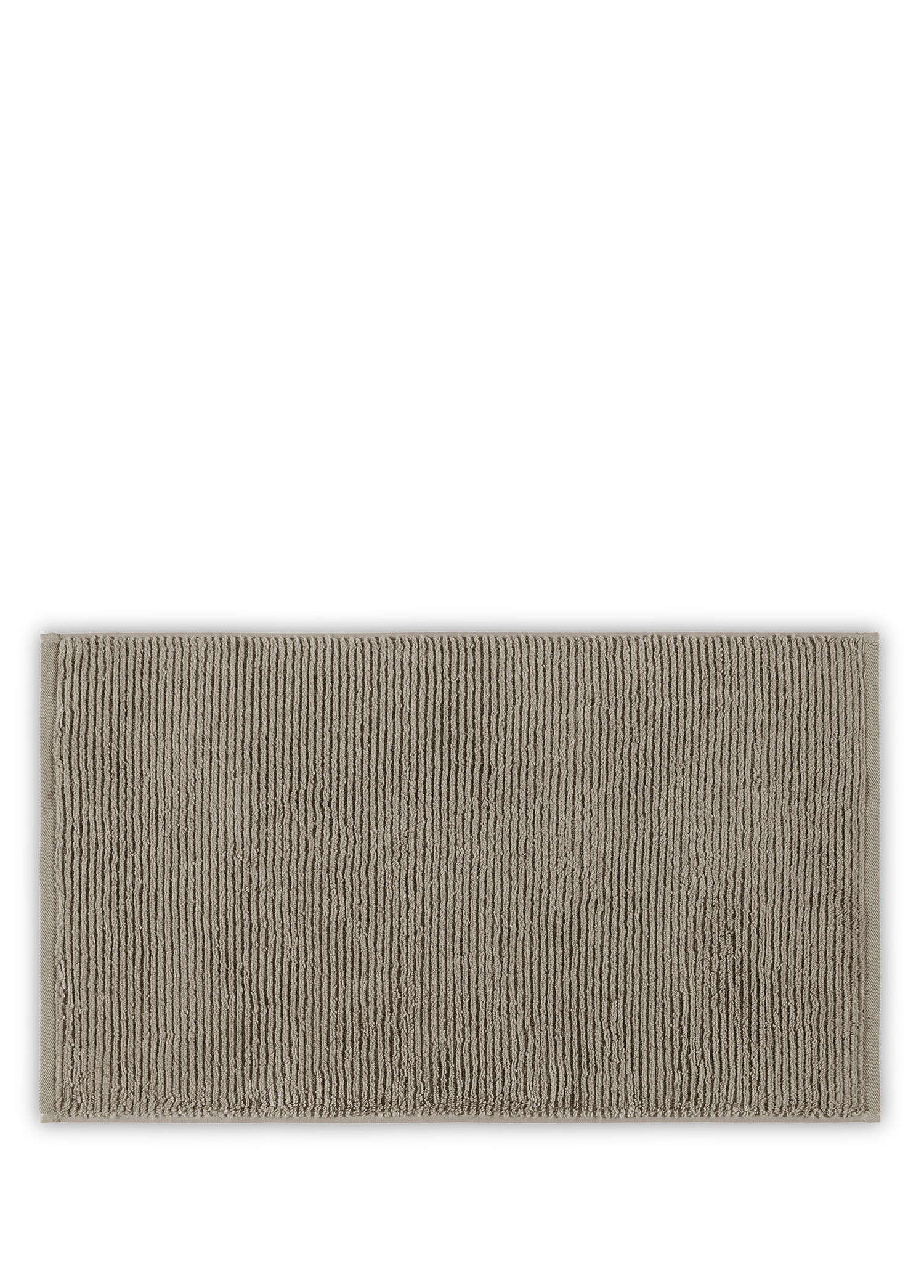 Slim Ribbed Warm Gray Banyo Paspası 60 x 90 cm