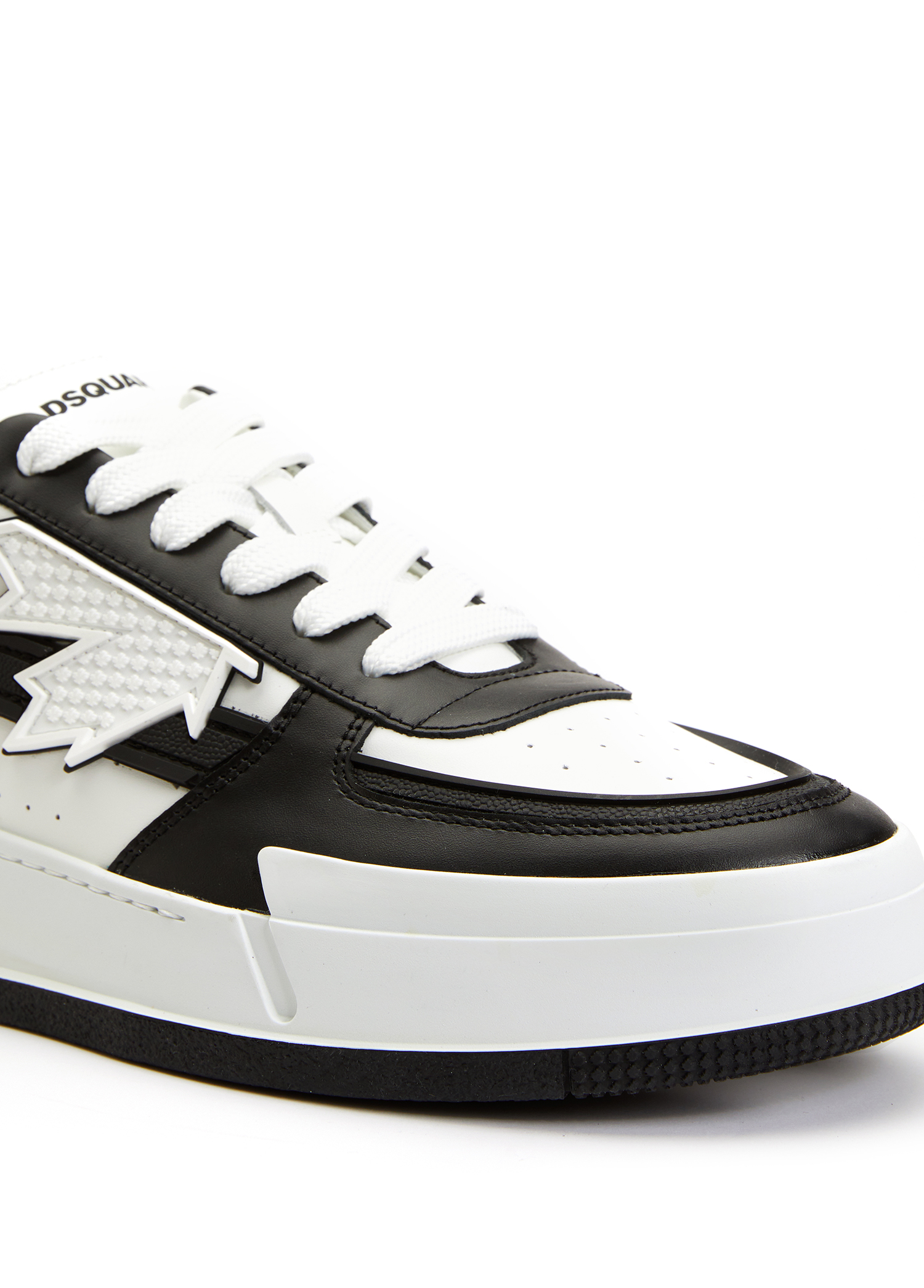 Beymen Siyah Beyaz Logo Detaylı Kadın Deri Sneaker. 6 Beymen Siyah Beyaz Logo Detaylı Kadın Deri Sneaker. 6