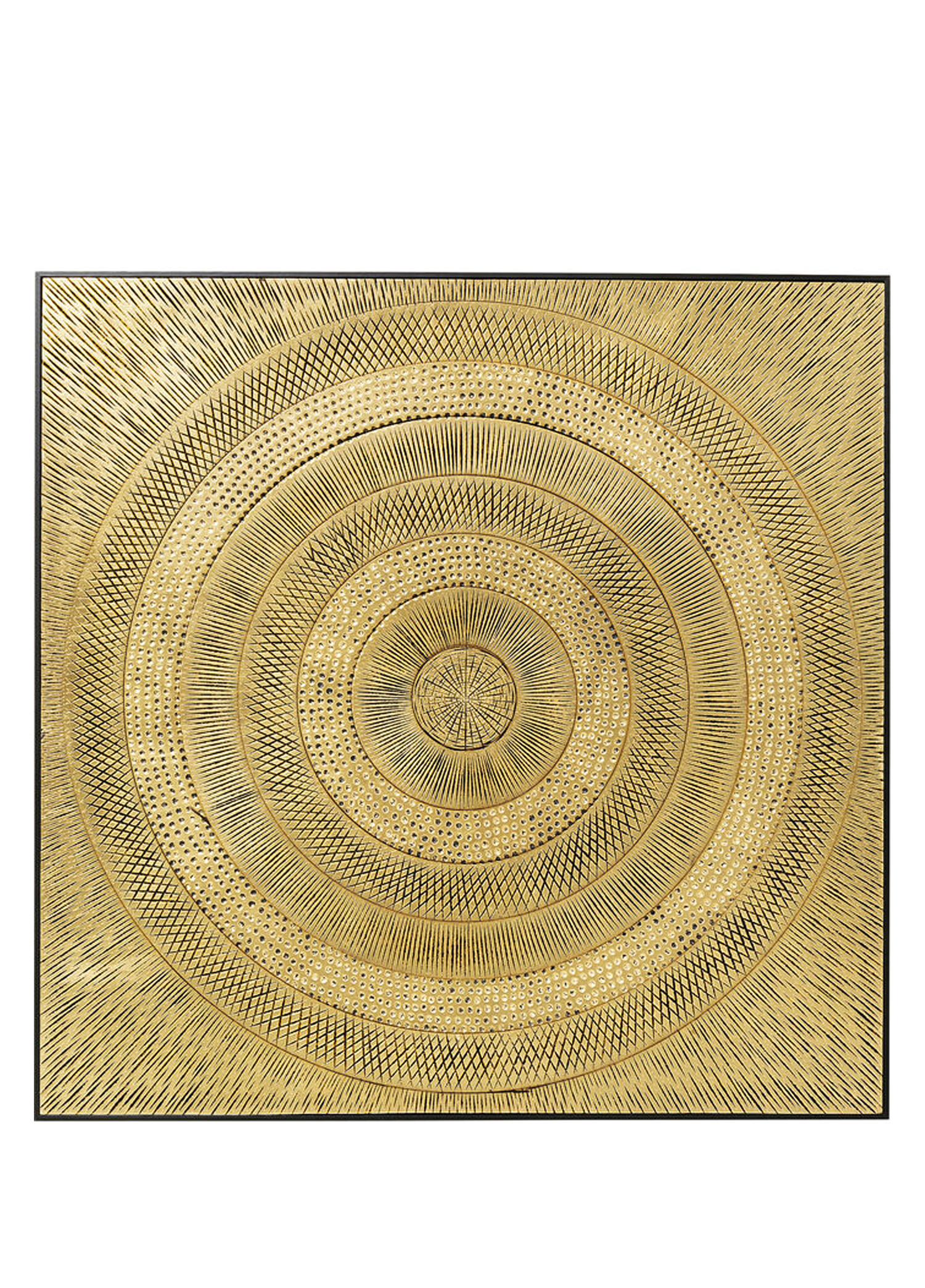 Art Circle Gold Object Resim 120x120cm