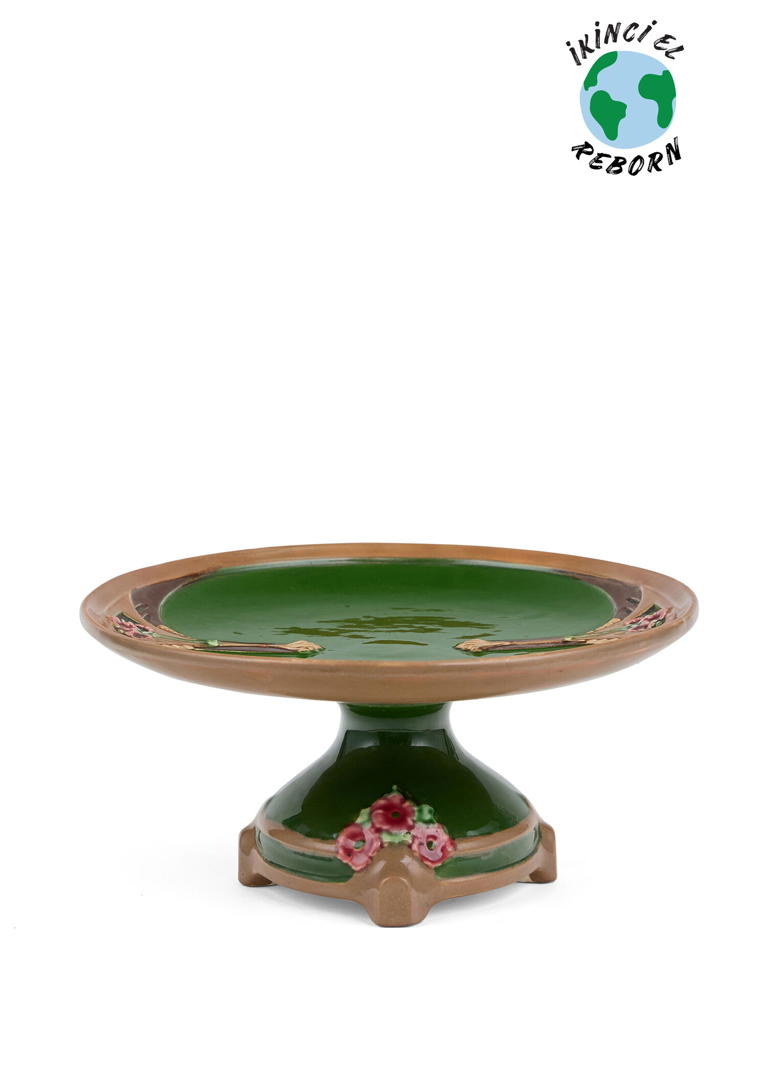 Art Nouveau Yuvarlak Ayaklı Servis