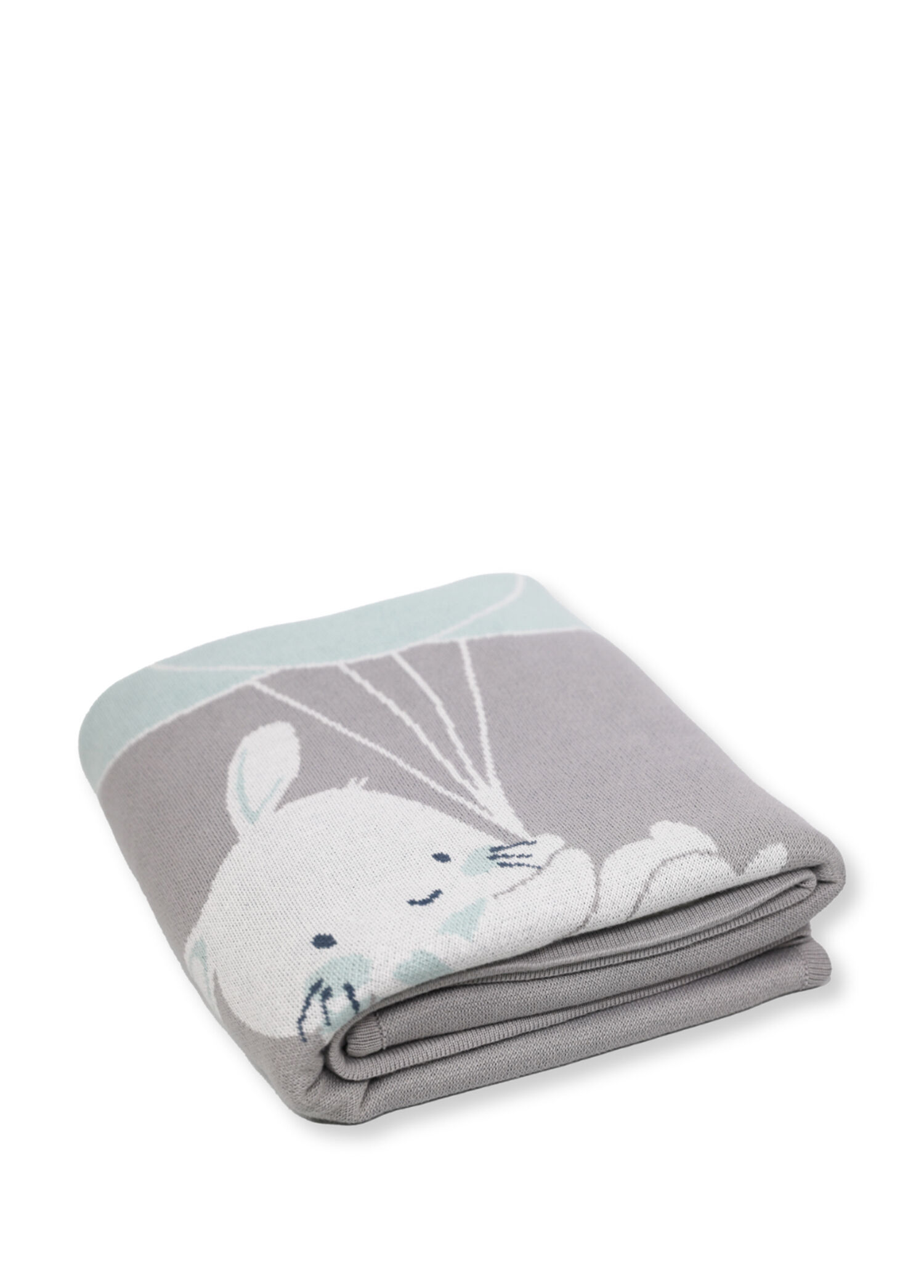 Ruby Rabbit Organik Pamuk Triko Bebek Battaniyesi 80 x 100 cm
